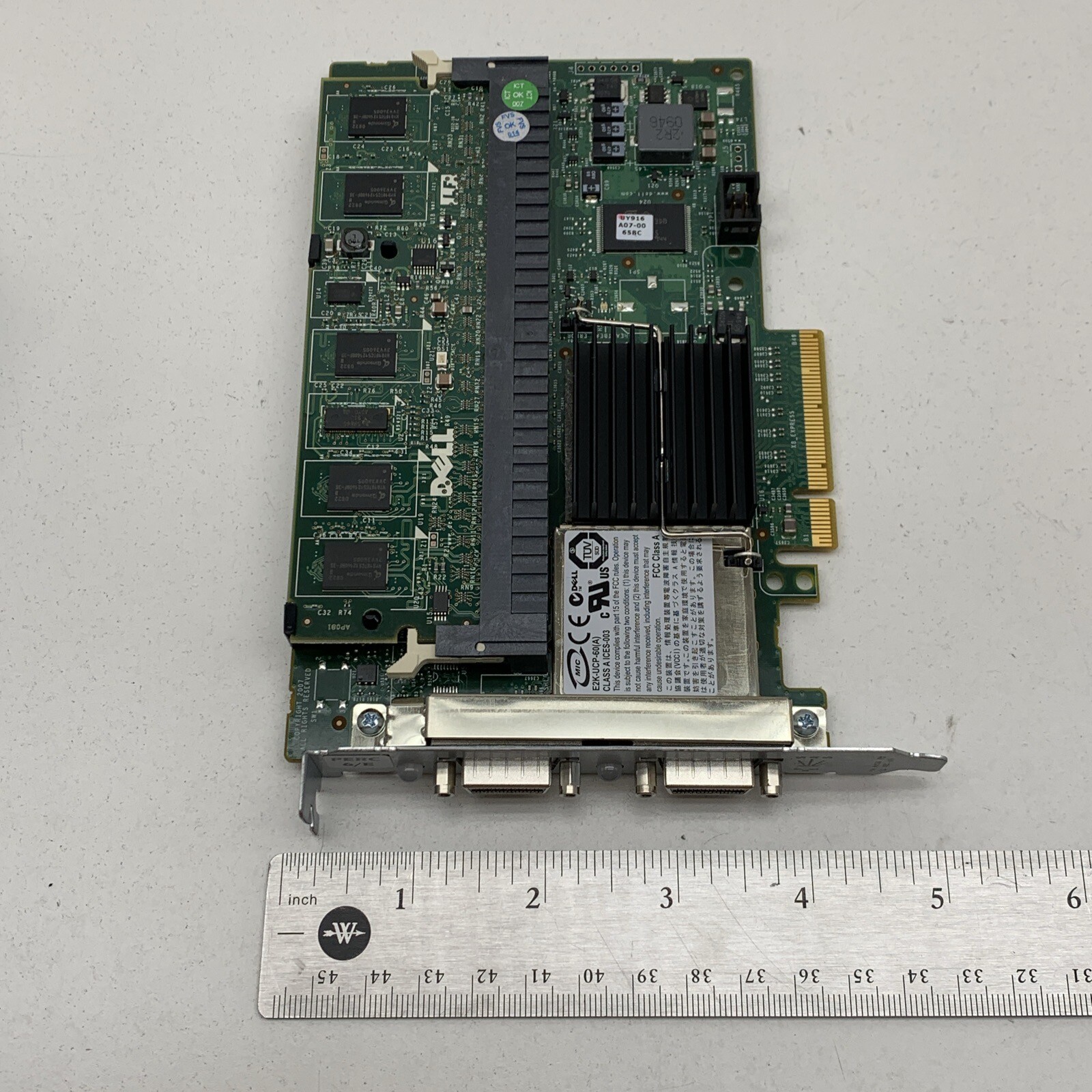 Dell E2K-UCP-60 (A) Dell PERC 6/E SAS Raid Controller with 512MB Cache