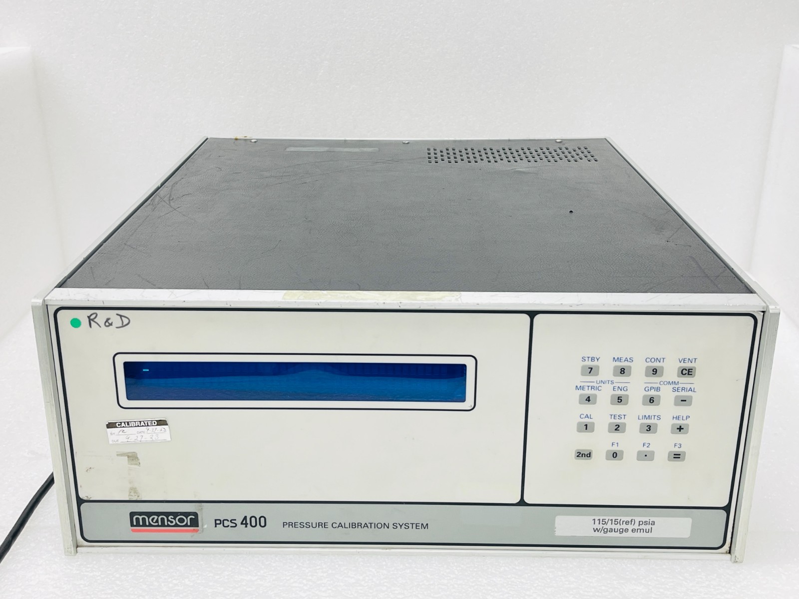 FOR PARTS - Mensor PCS400 Pressure Calibration System / Free Shipping