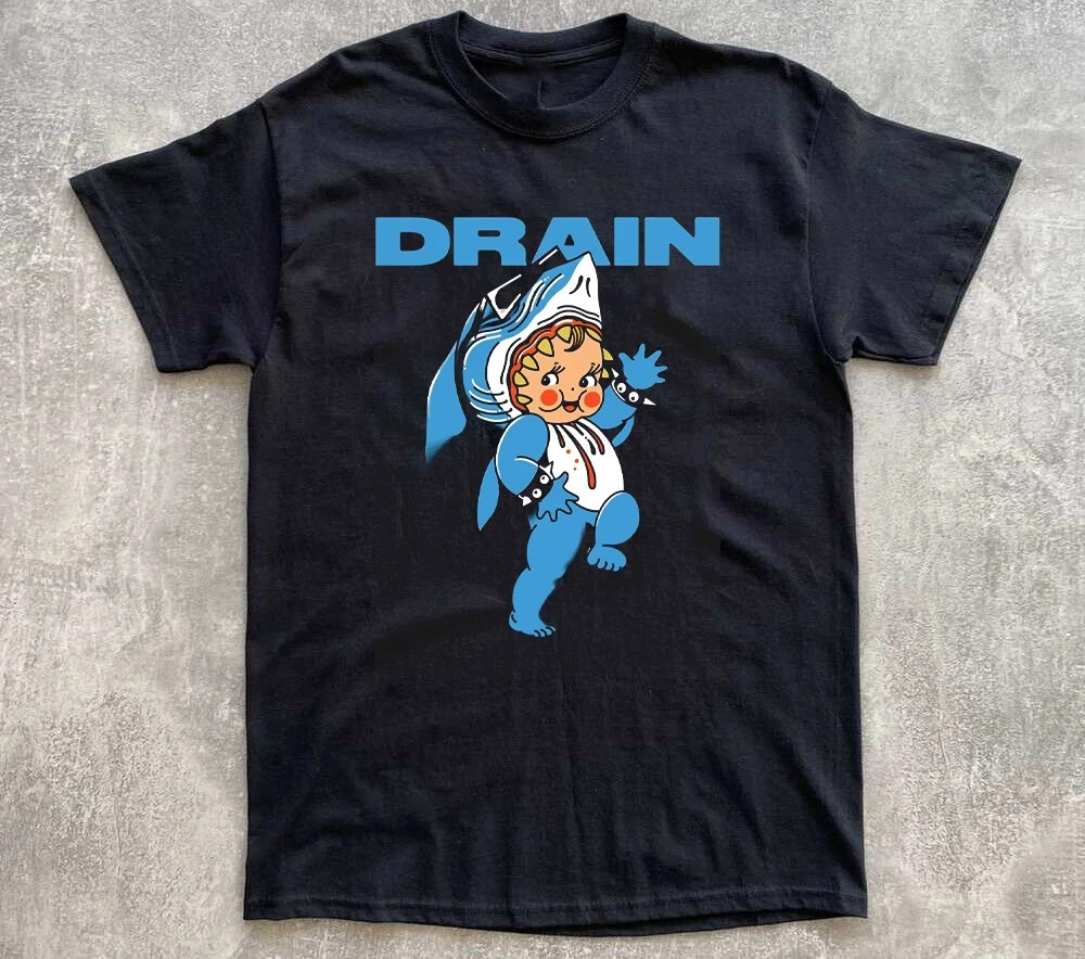 NEW Drain Band rock tour concert black shirt VK12374