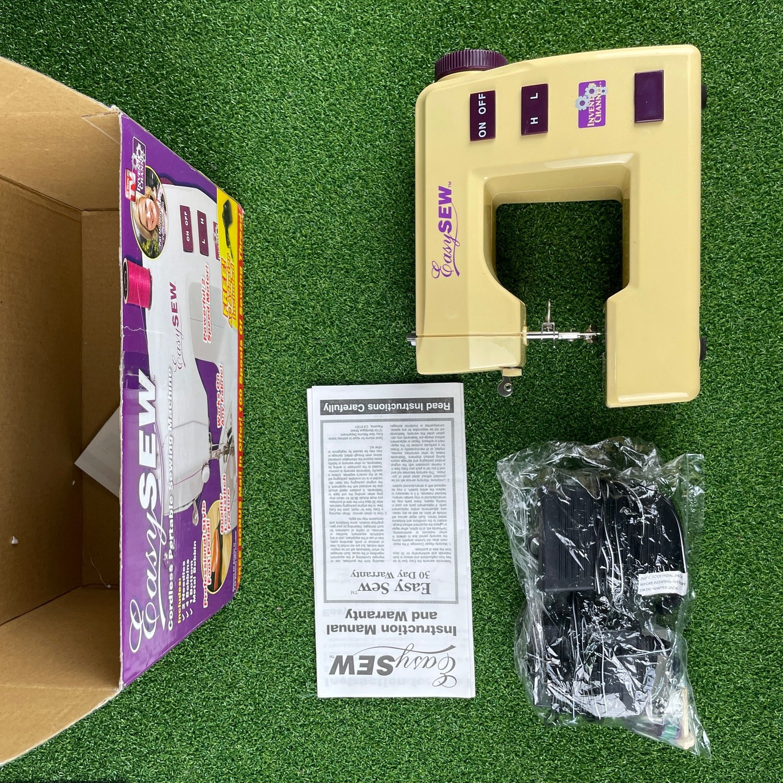 EasySEW Cordless Portable Sewing Machine New Open Box