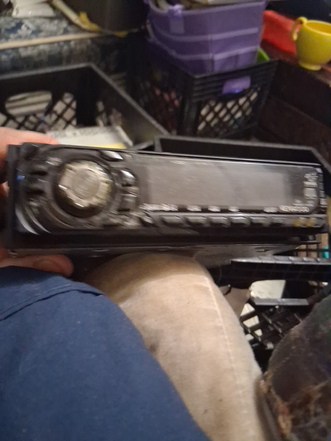 KENWOOD KDC-X397 RADIO CD PLAYER  Parts Or Repair
