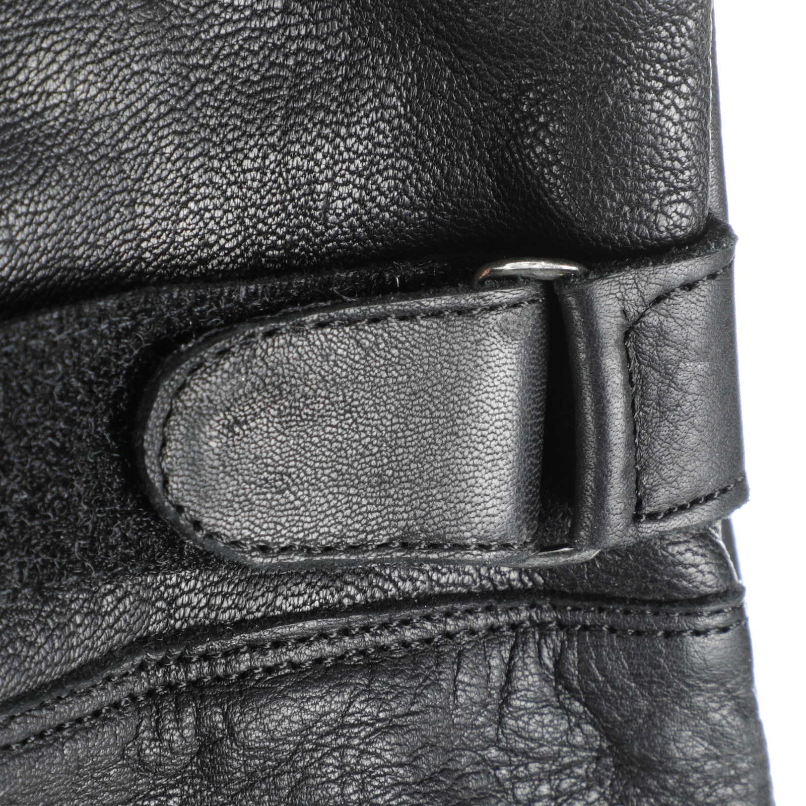 Fulmer Black Deerskin Gauntlet Gloves Medium