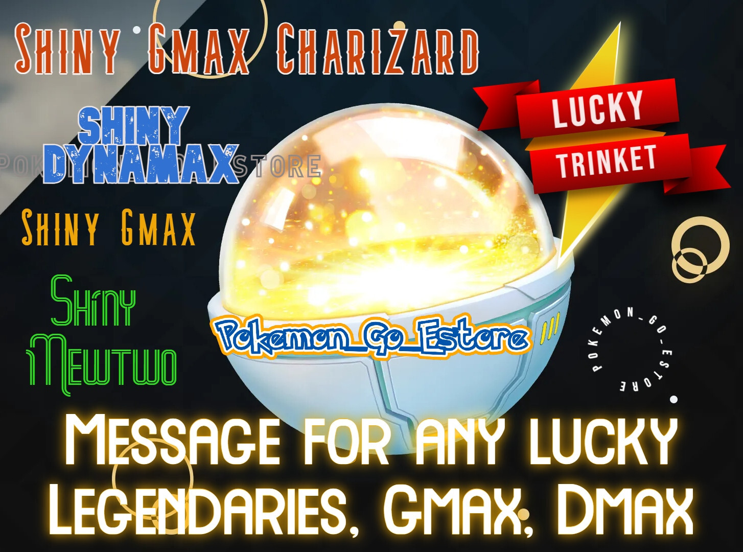 Guaranteed Lucky Shiny Zacian/ Zamazenta  /  Gholdengo+ more  with Lucky Trinket