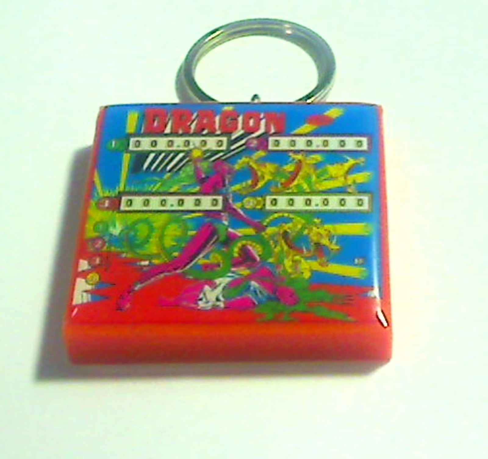 Interflip DRAGON Pinball Backglass Keychain