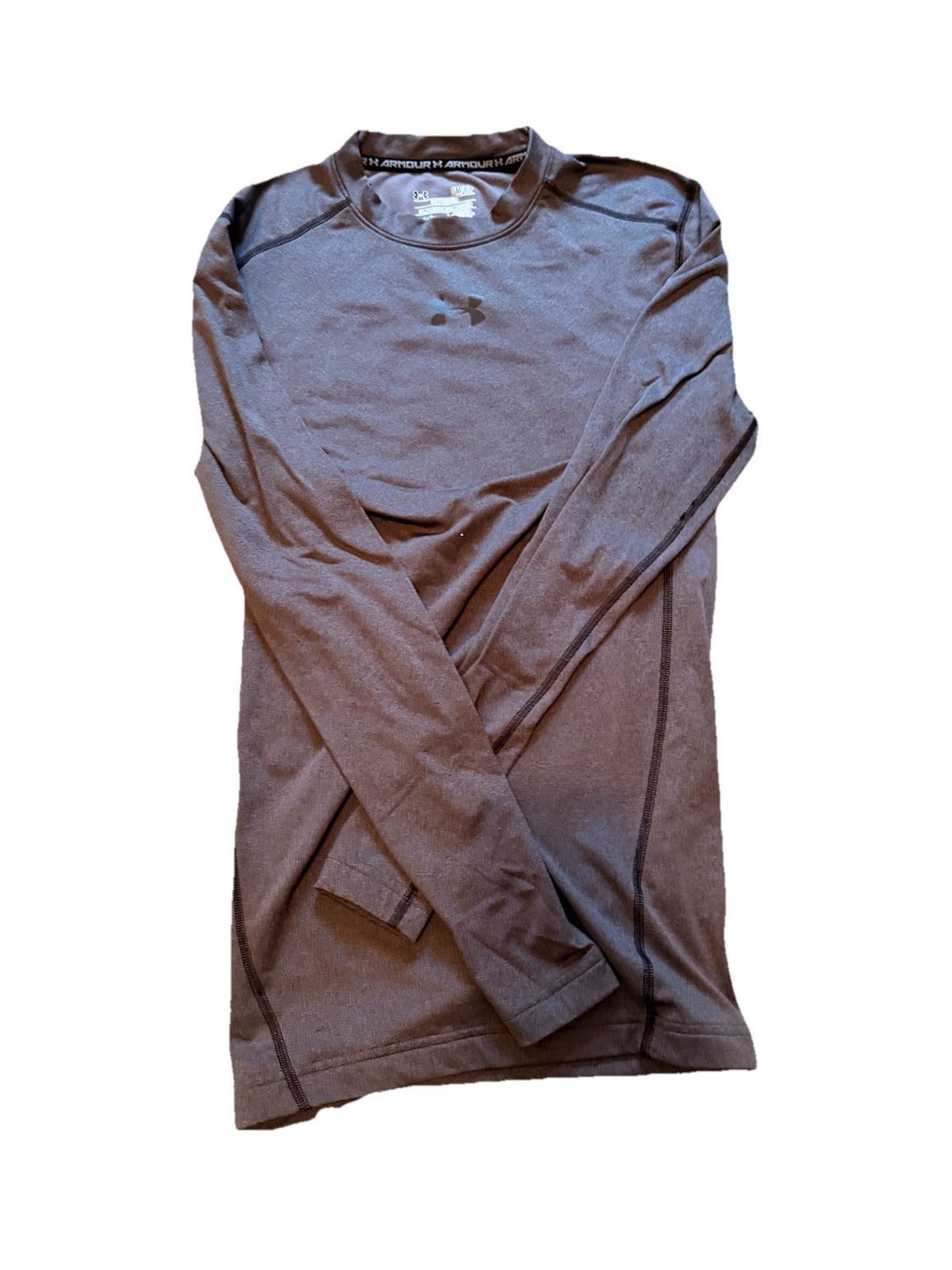 Under Armor Men’s Small Compression Thermal Long Sleeve Grey Cold Gear