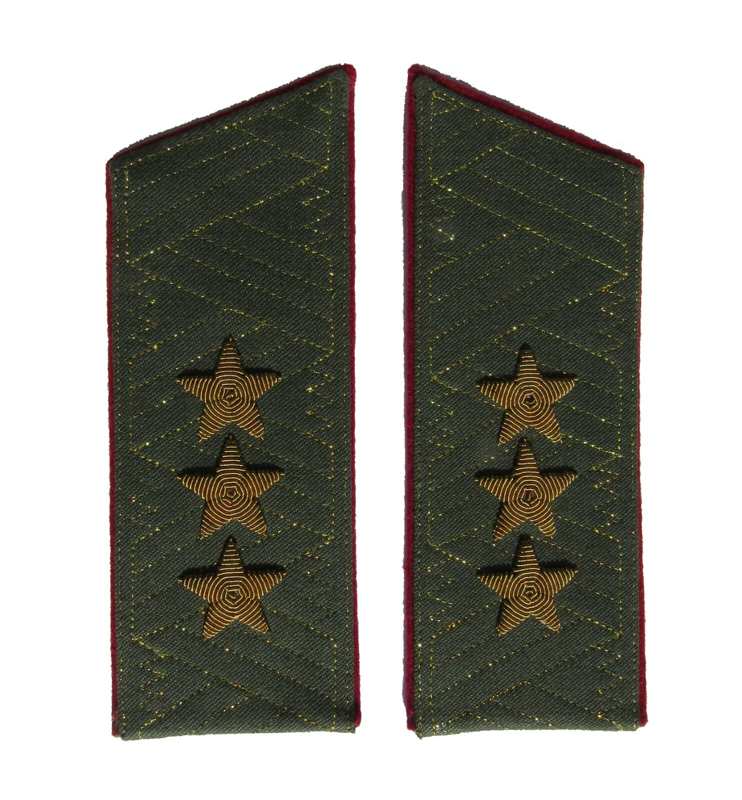 Ukrainian Army 3-star General shoulder boards for the Everyday Uniform