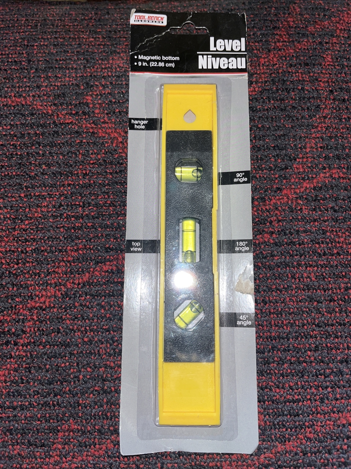 New! 9" Magnetic Torpedo Level - Crafts & Construction - Works well | Ships Free