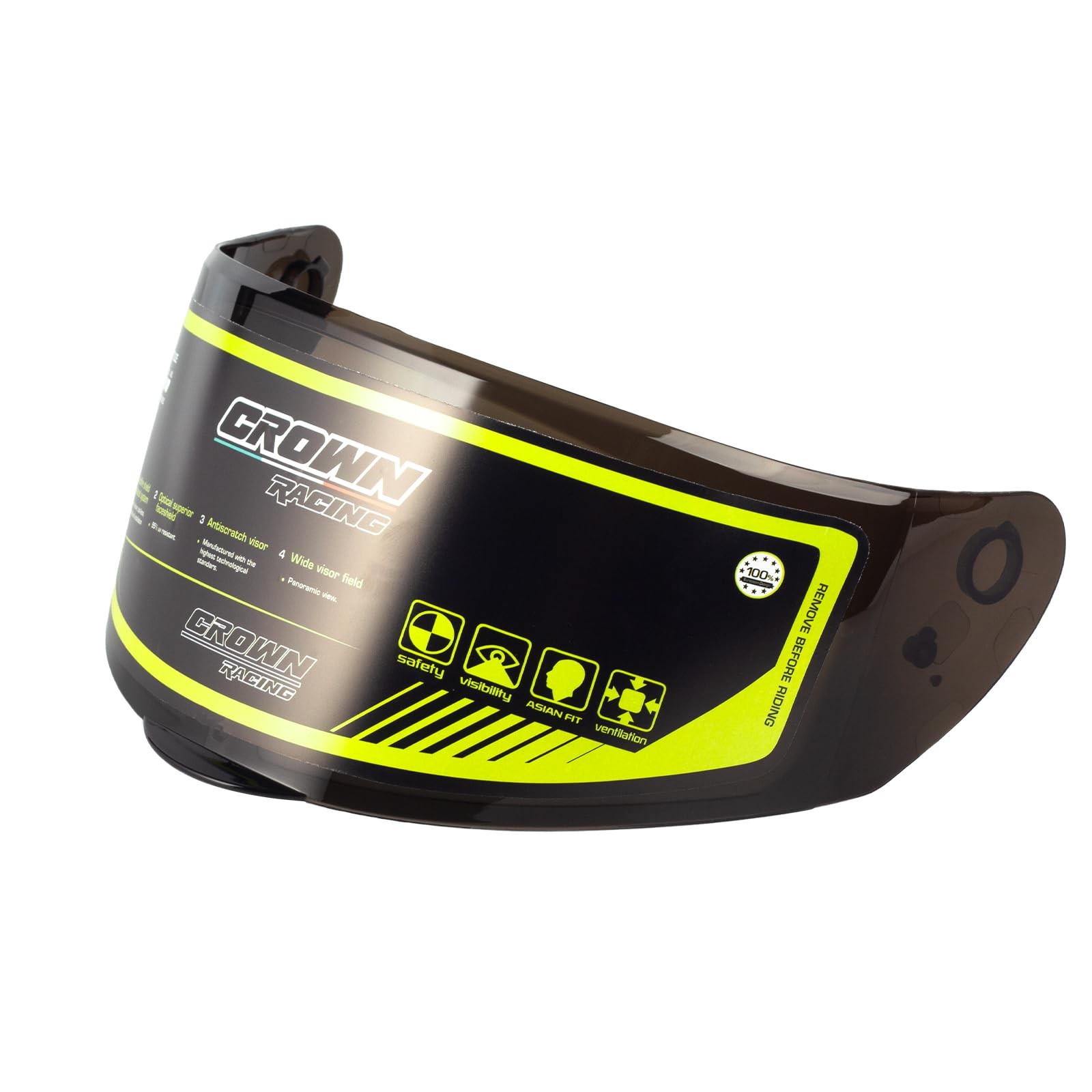 Motorcycle Helmet Visor Shield Replacement Black F700 Compatible