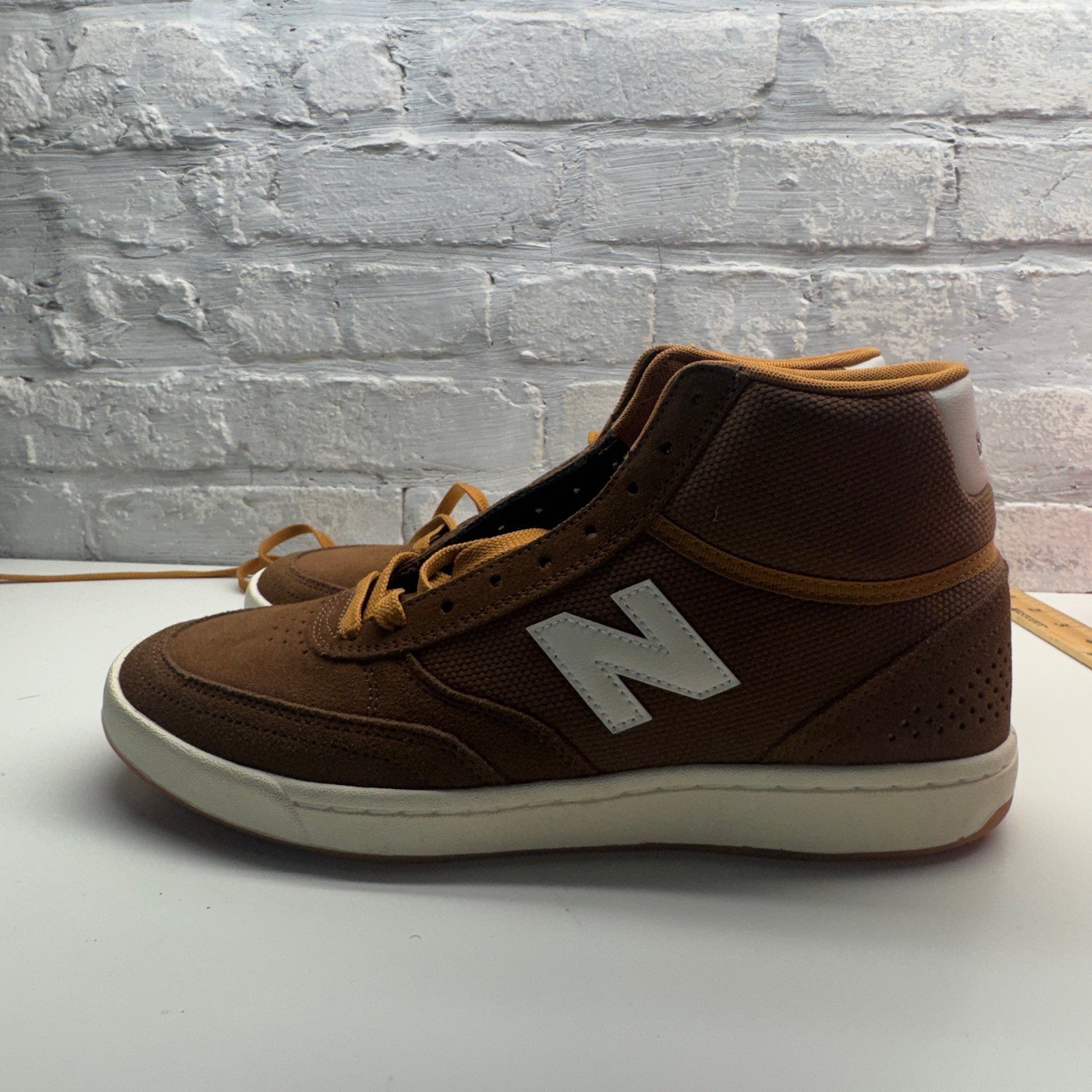 New Balance NM440 HPP Brown Suede High Top Skate Shoes Men's Size 9.5