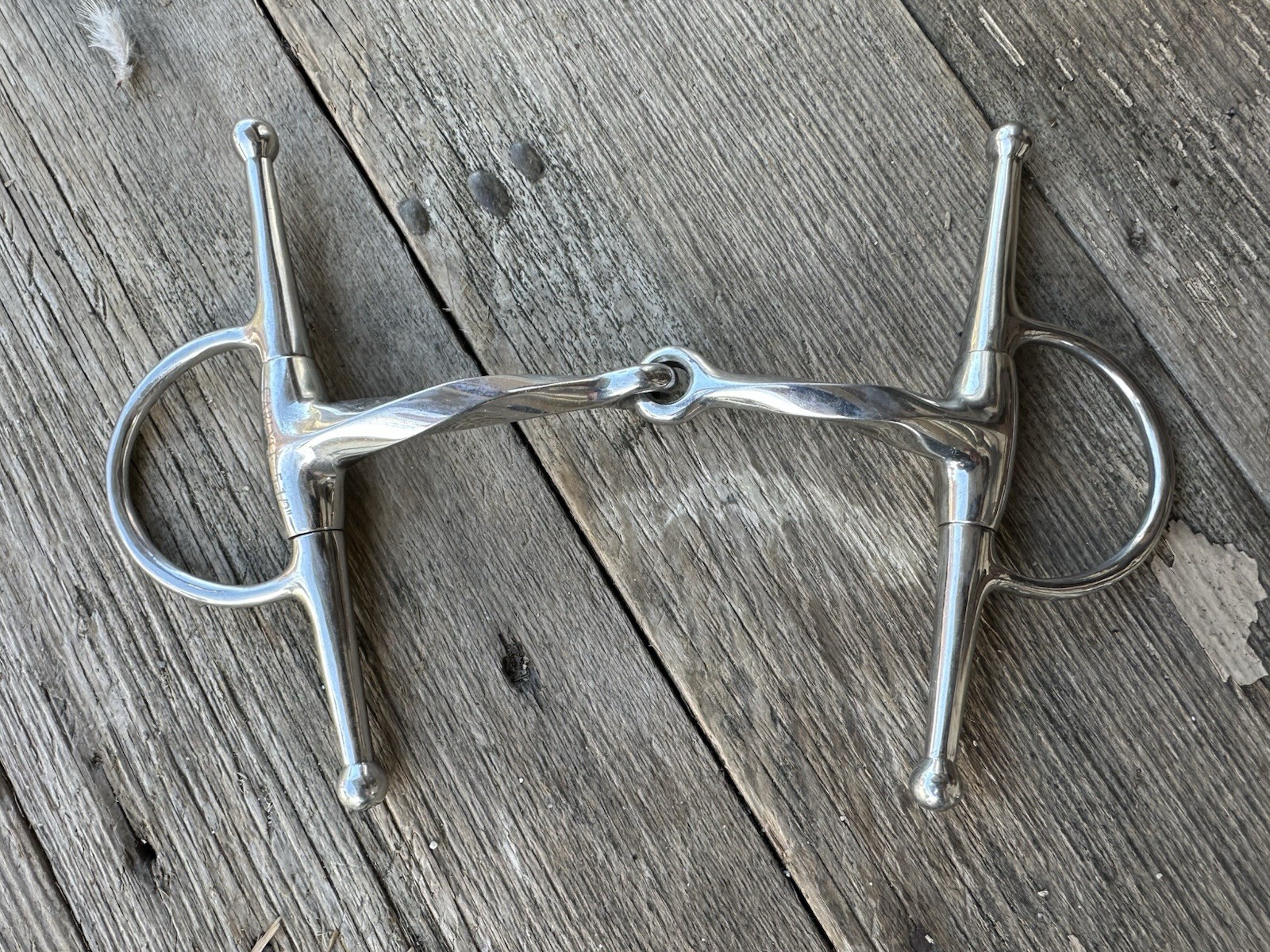 Horse Tack - 5 1/2” Slow Twist Full Cheek Snaffle Bit