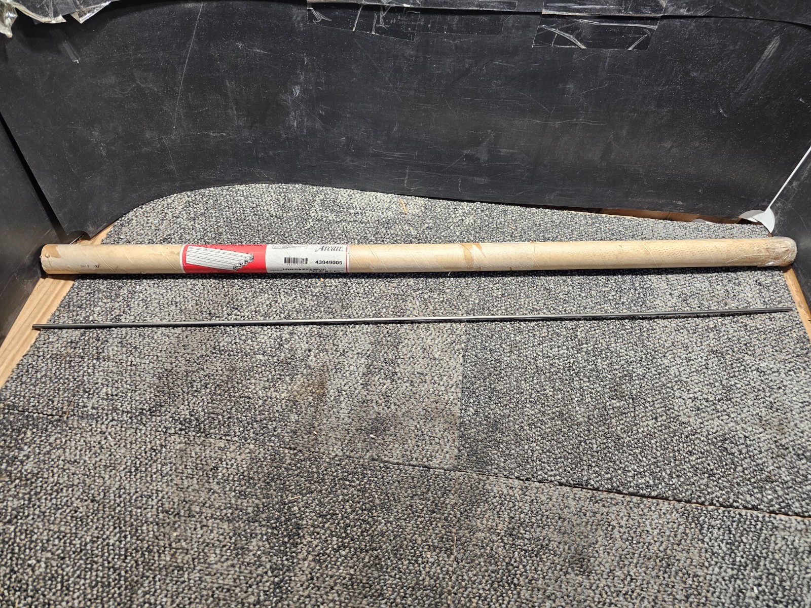 (QTY 25) Arcair 43049005 1/4 in Dia x 44 in L, Uncoated Exothermic Cutting Rod