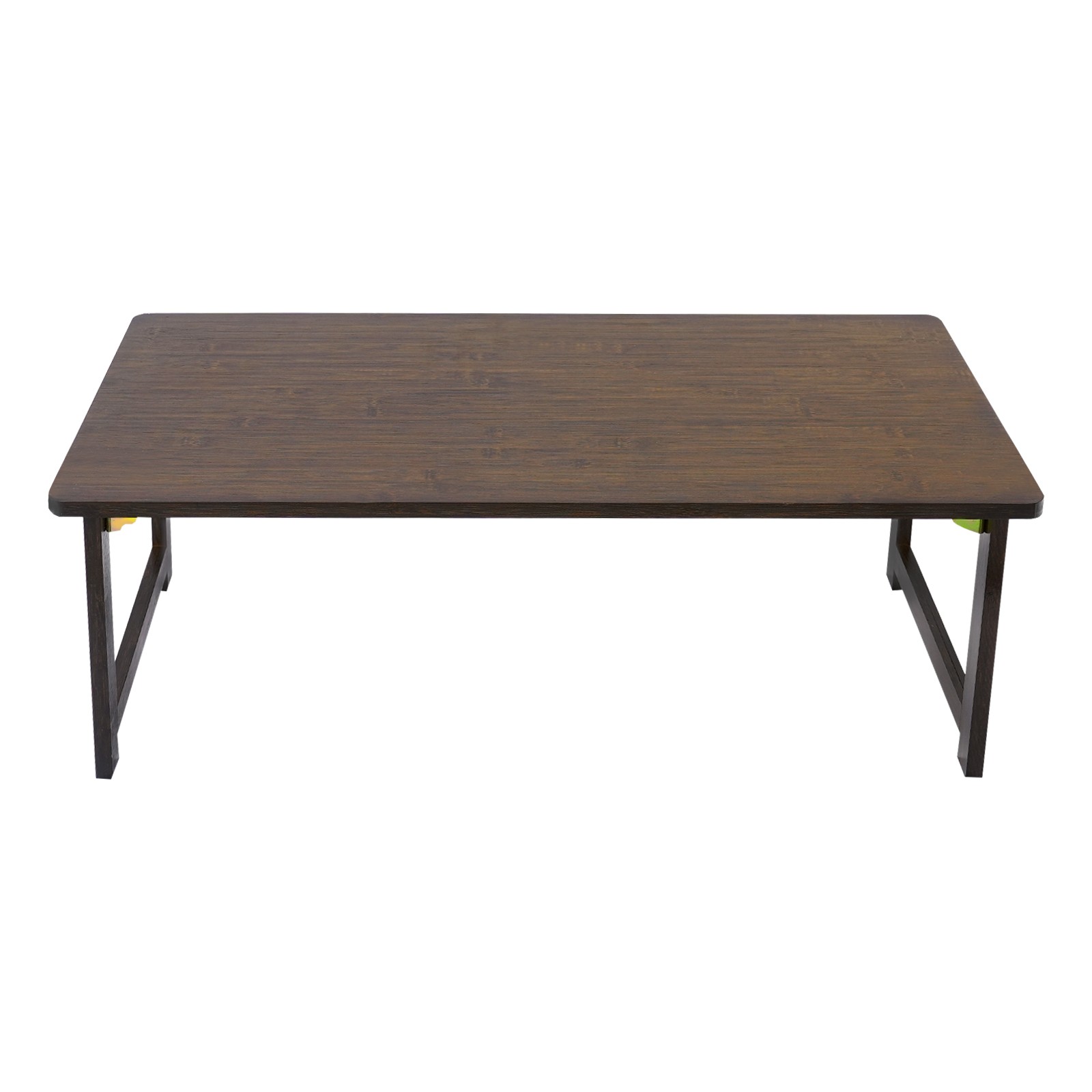 Folding Floor Table Foldable Coffee Table Sitting Dining Table Walnut Color NEW