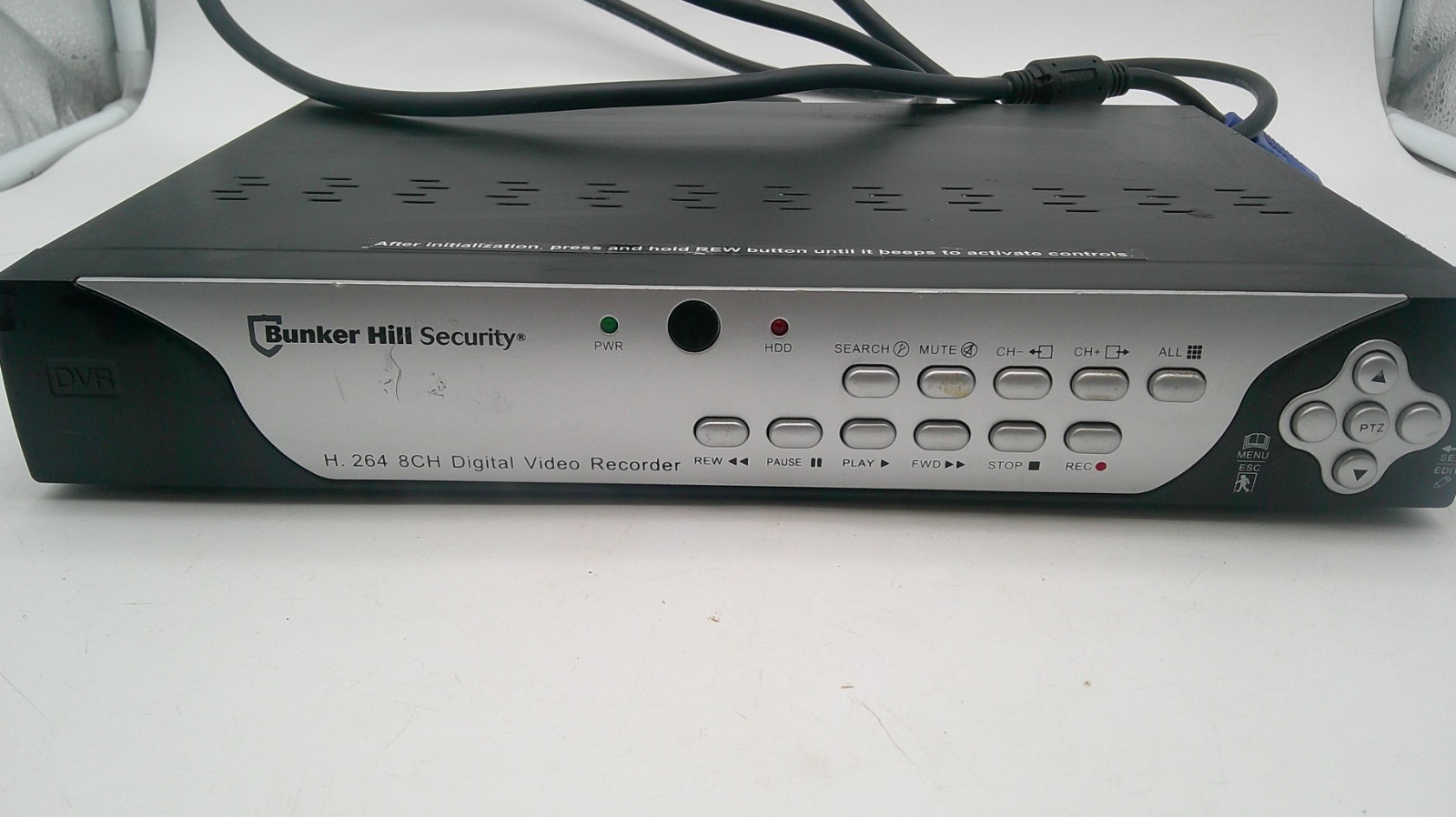 Bunker Hill Security H. 264 8Ch Digital Video Recorder Incomplete *UNTESTED*