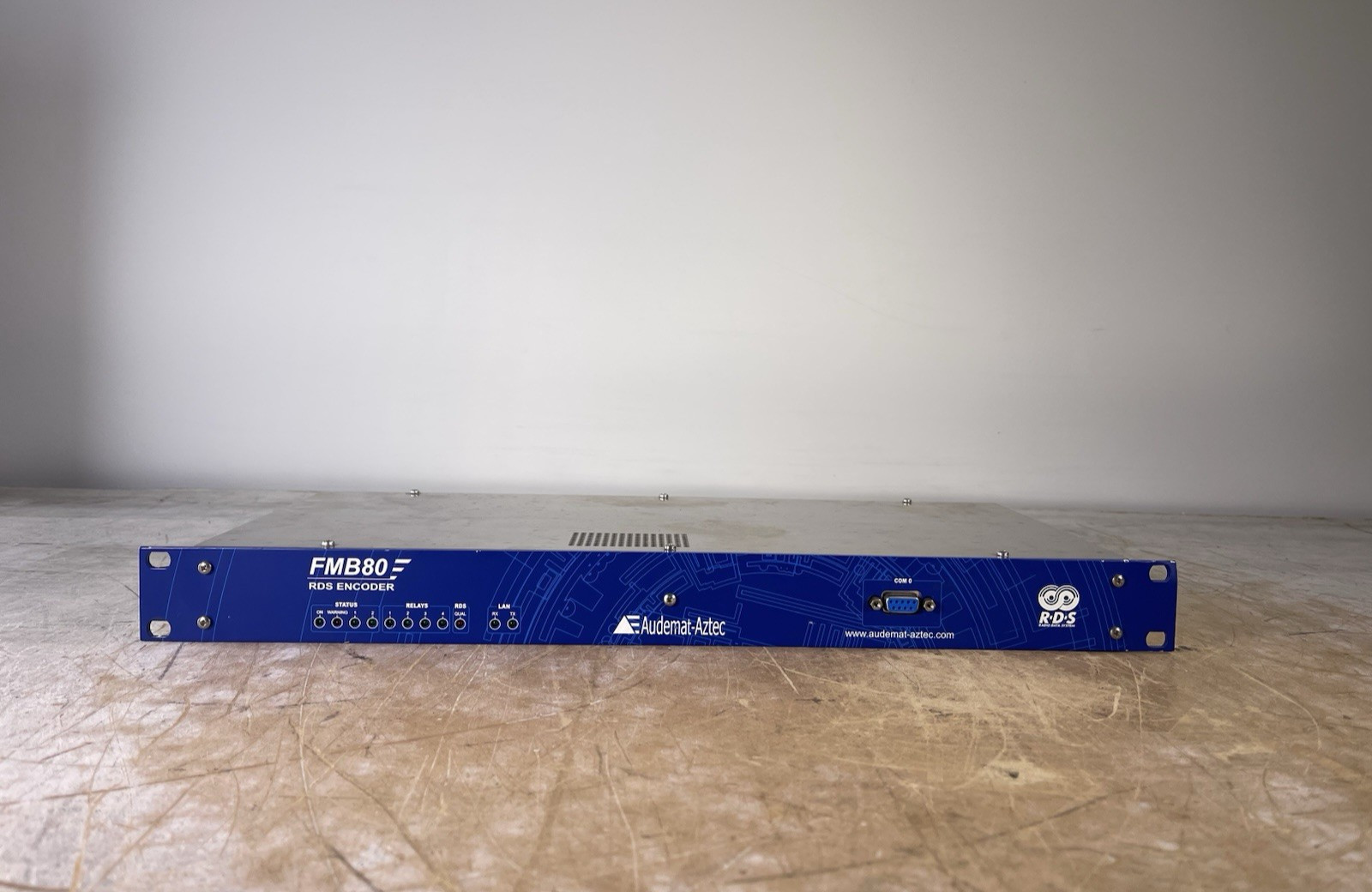 AUDEMAT-AZTEC FMB80 RDS AUDIO ENCODER - (POWER TESTED ONLY)