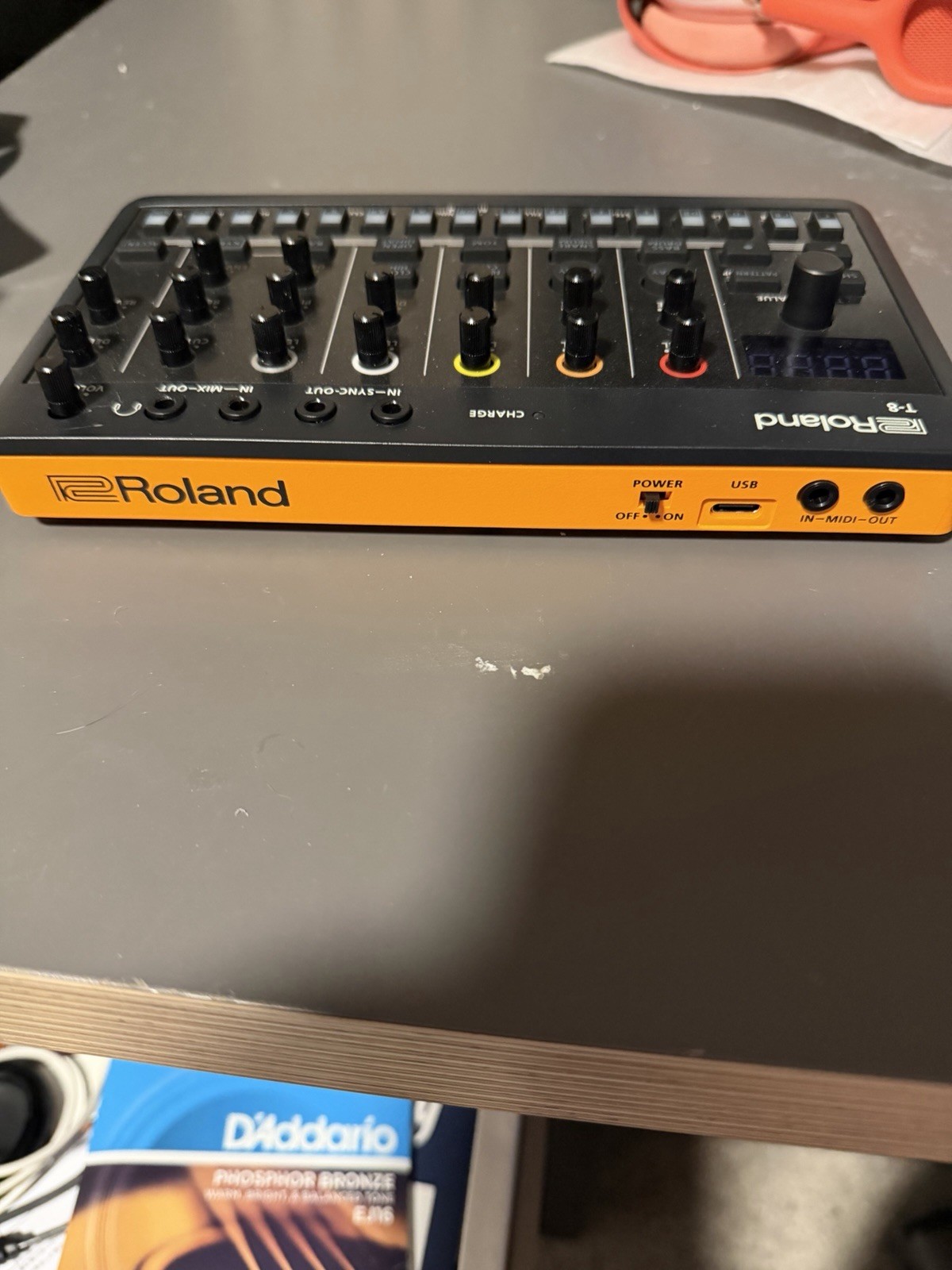 Roland T-8 Digital Drum Machine Synth w/ Sequencer, 16 Keys, USB MIDI Sync