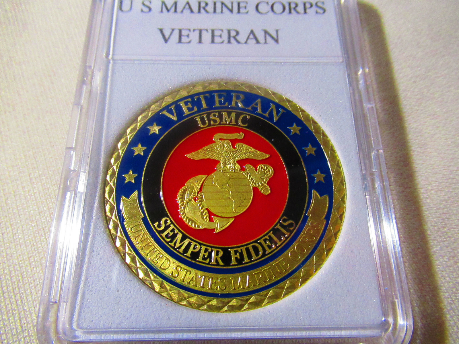 US MARINE CORPS VETERAN Challenge Coin
