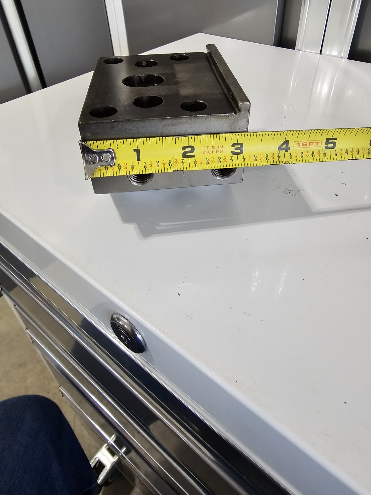 1-1/2" ID TURRET TOOL BLOCK OKUMA LB 80MM x 45MM SIMILIAR TO TRUDEX A118-8435