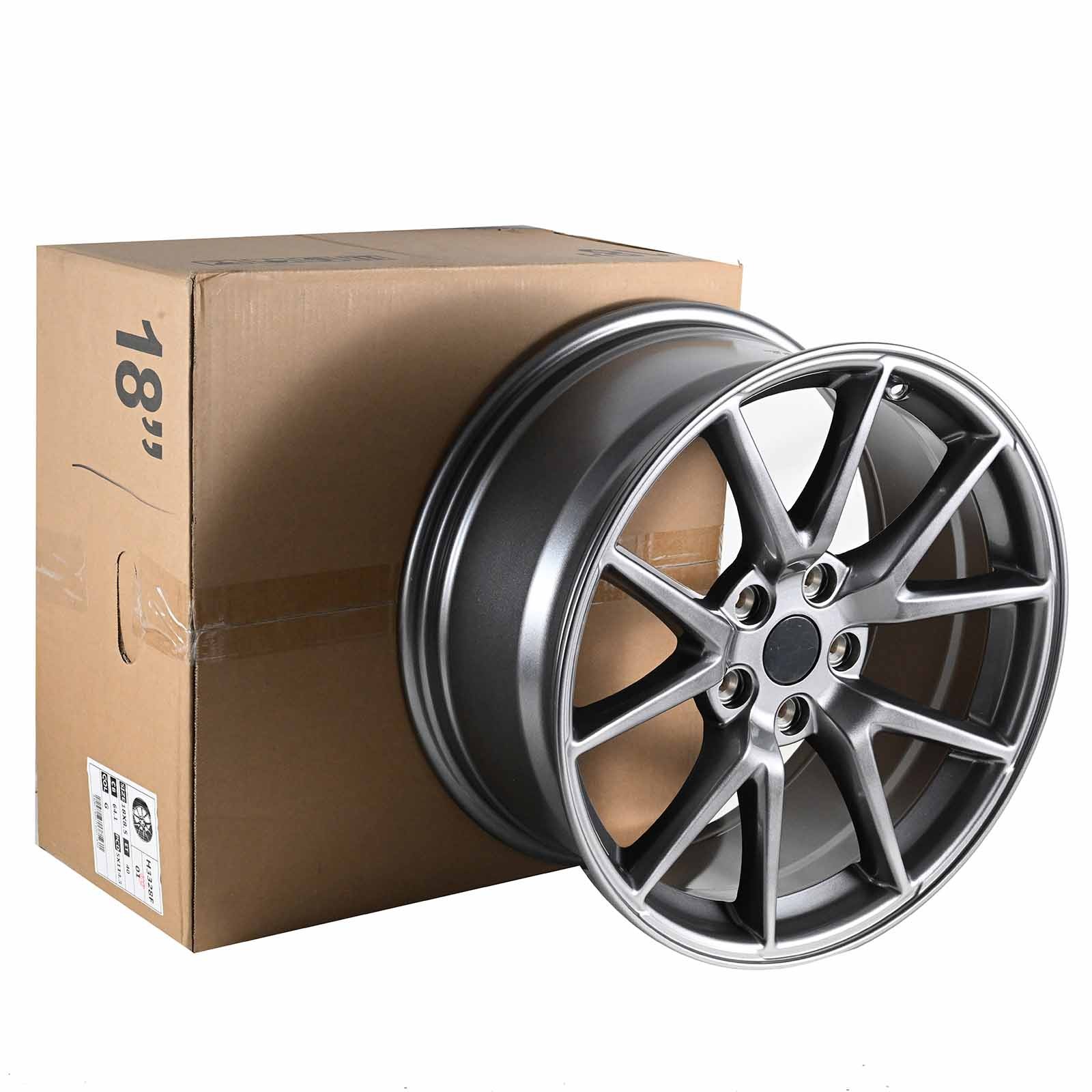 FOR Tesla Model 3 2017-2023 Charcoal 18"x8.5" Alloy Wheel Rim 104426100A