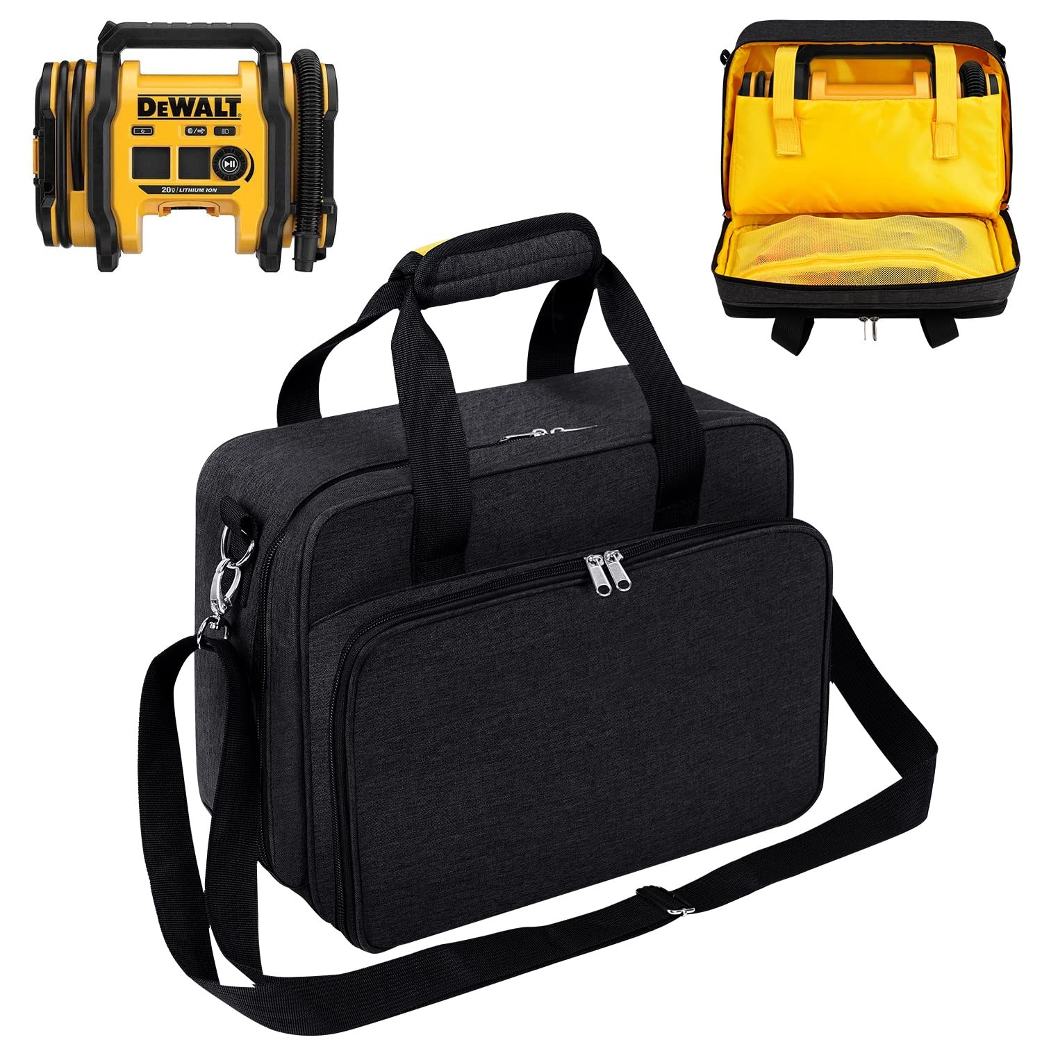 Case Compatible with DEWALT Tire Inflator (DCC020IB), Storage Bag for Car Tir...
