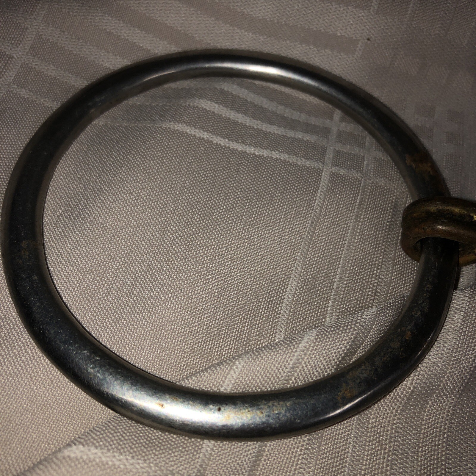 6” Twisted Brass Snaffle Loose Ring 3.5”