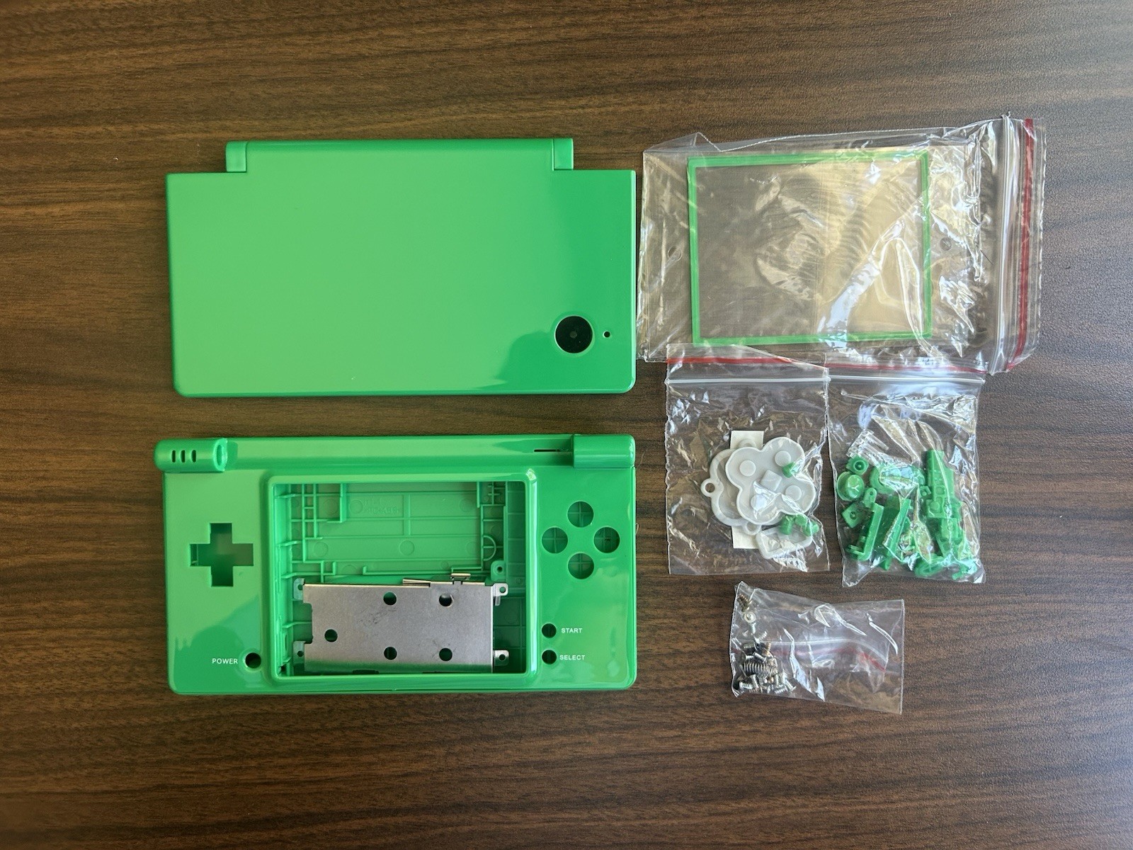 Housing Shell for Nintendo DSi System  Shell Screen lens Replacement green
