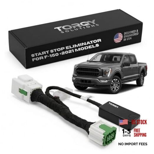 Torqy Auto Start Stop Eliminator for Ford F-150 2021-2026 - Plug & Play