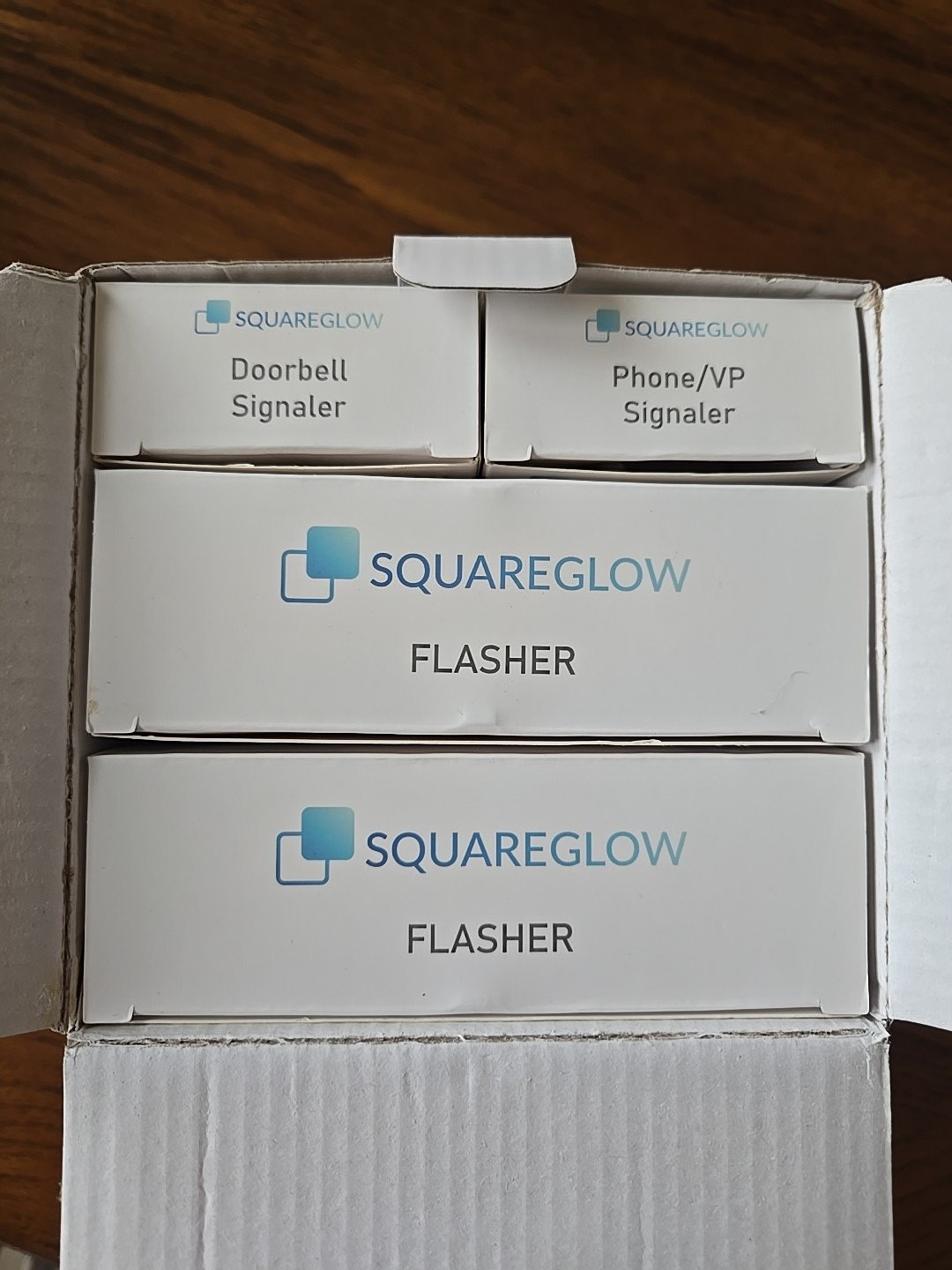 SquareGlow - Home Kit with two 10ft Micro USB [6 Items]
