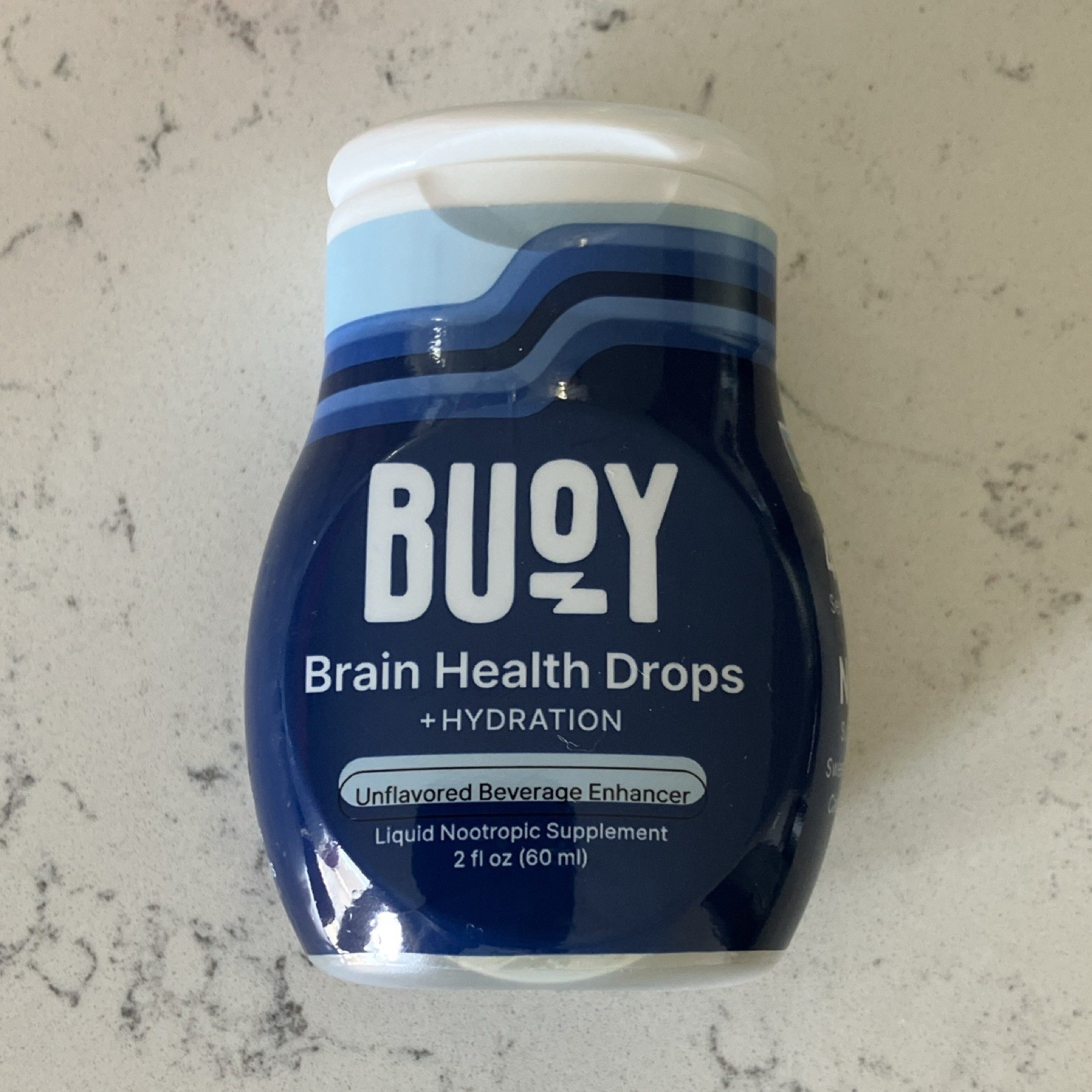 Buoy Brain Health + Hydration Unflavored Electrolyte Drops 2 fl oz Exp 09/30/26