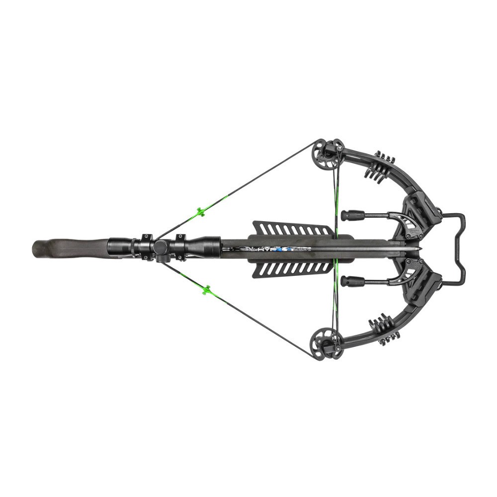 Killer Instinct Lethal 405 FPS Crossbow with Lighted Crossbow and Broadheads