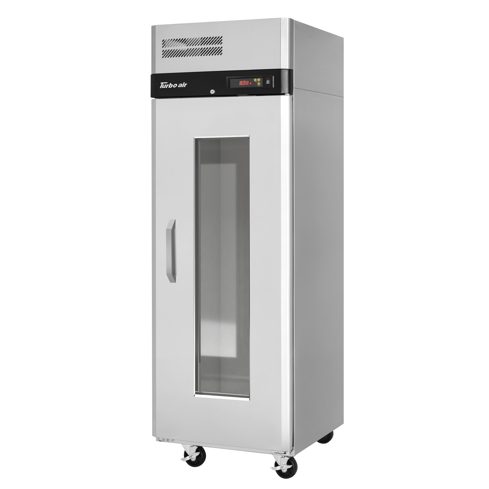 Turbo Air 1 Glass Door M3 Series ReachIn Heated Cabinet w/ Tray Slide