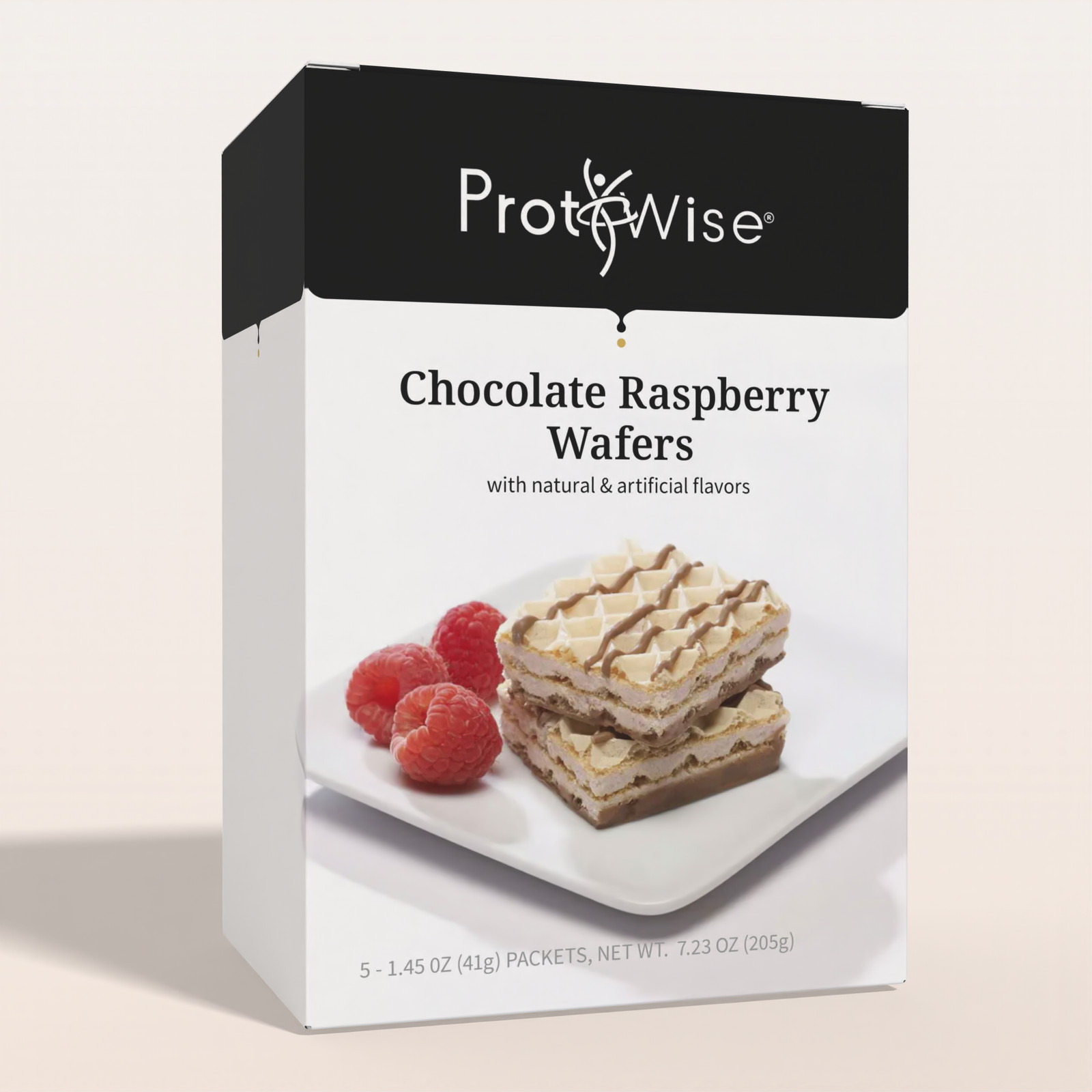 ProtiWise Chocolate Raspberry Protein Wafers 5ct High Protein Diet Snack