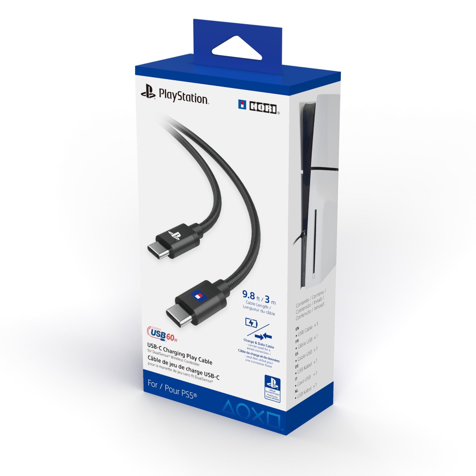 USB-C Charging Play Cable for DualSense Controller - Fast Charge & Data Sync