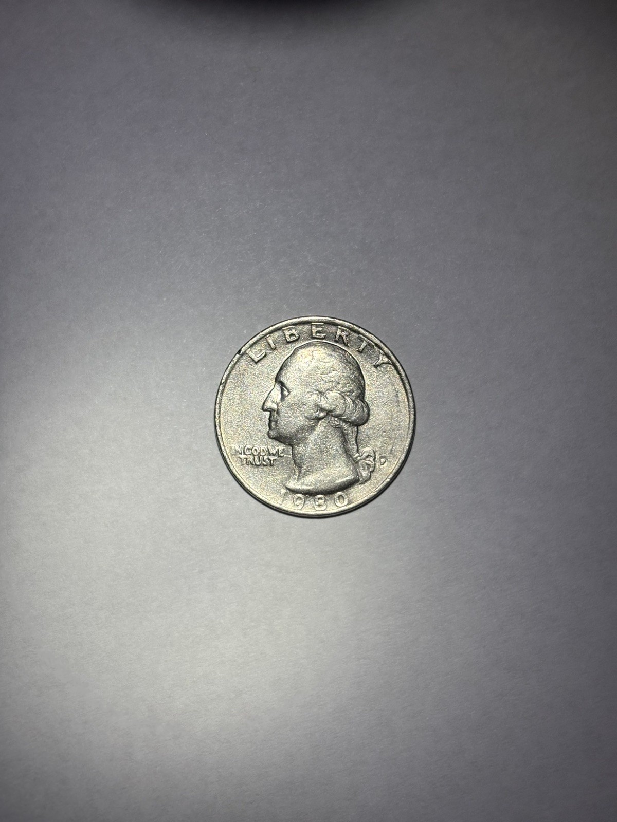 1980 QUARTER P FILLED MINT MARK ERROR Multiple Errors￼