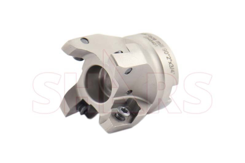 Shars 2" 90 Degree Square Shoulder Indexable Face Mill for VPGT Insert NEW P[