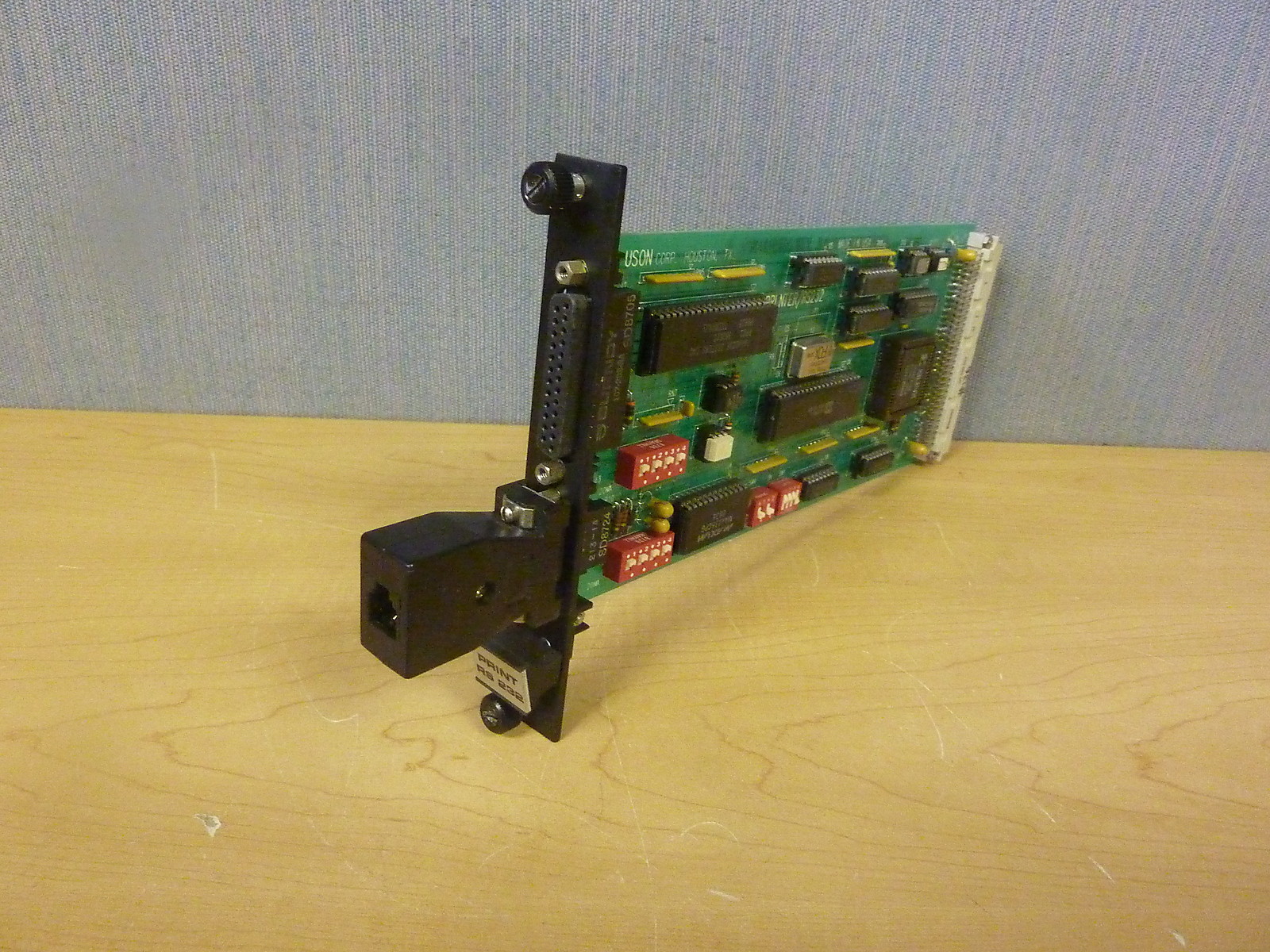 USON Series 4000 LTX Tester 411-X300 Rev B Printer Module RS232 (14072)