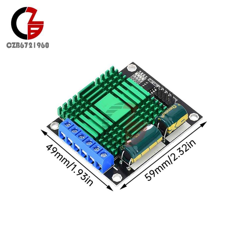 9V-30V 60A Dual PWM DC Motor Driver Module High Power H-Bridge Speed Controller