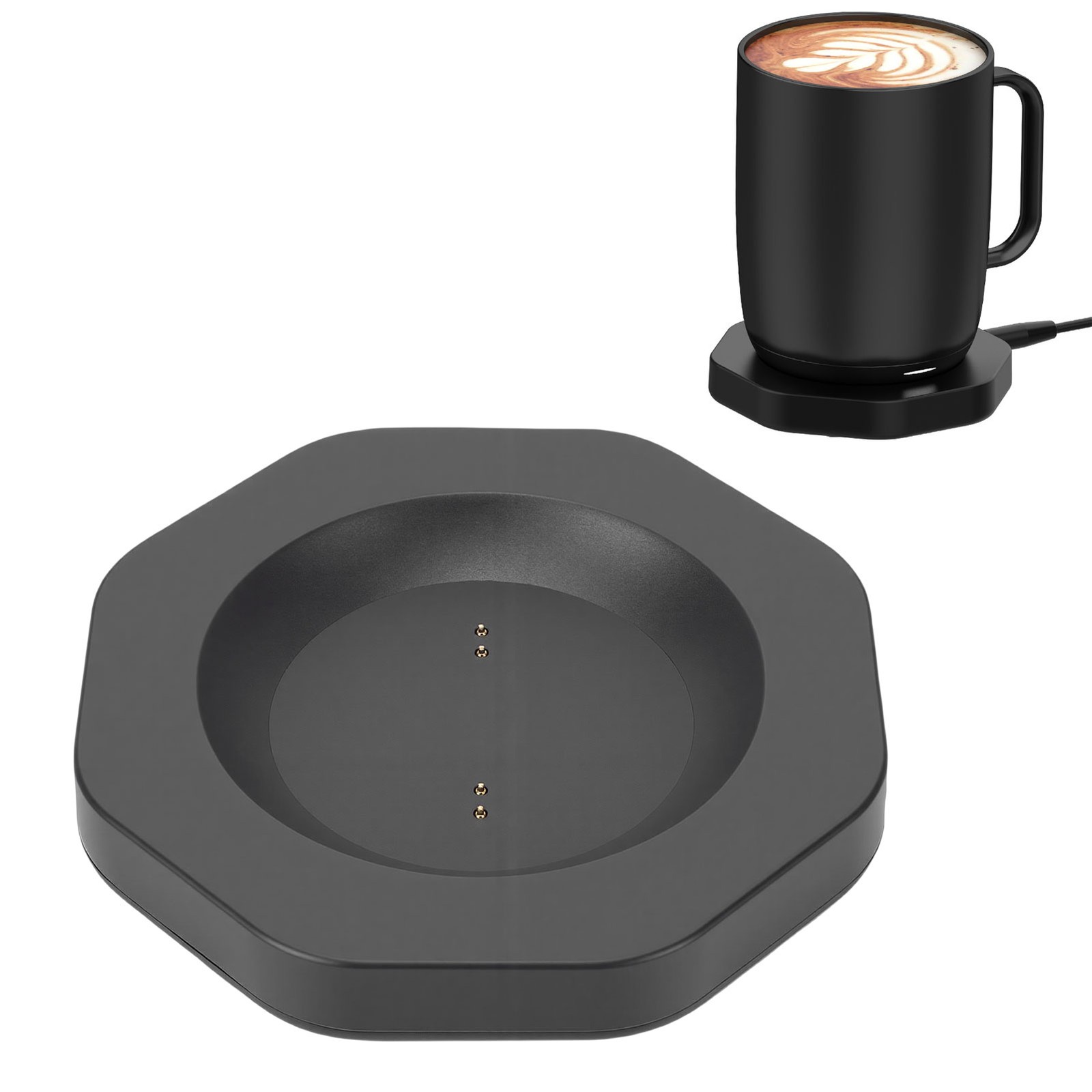 Smart Mug Charging Coaster Compact Design For Ember Mugs Black