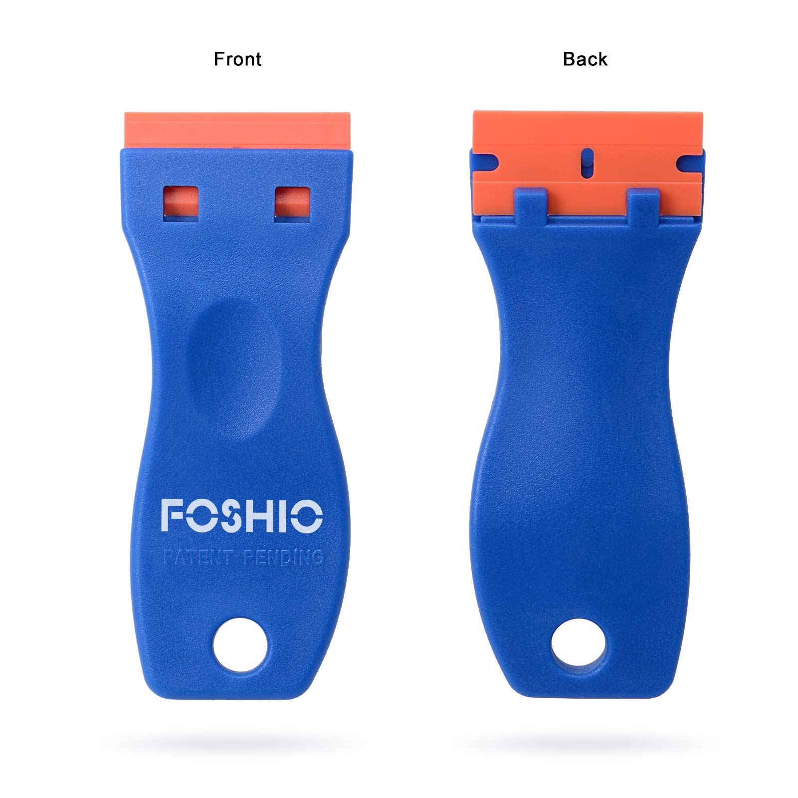 Plastic Razor Blade Scraper Include 2PCS Scraper Tool and 100PCS Blades for G...