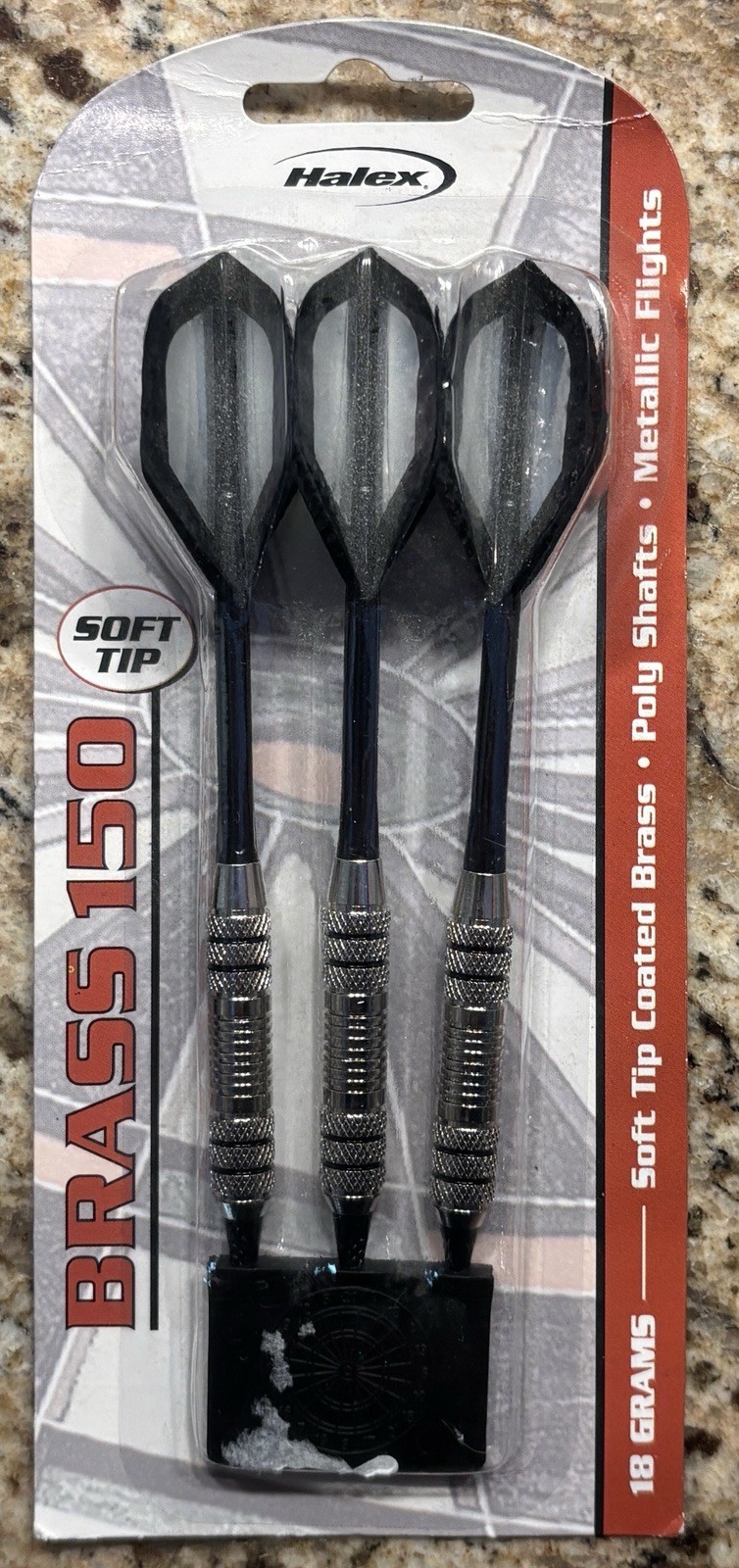 Halex Brass 150 Soft Tip Darts - New Unopened Package - Quality Darts