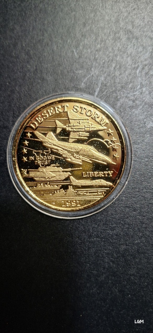 1991 F-4G Phantom Wild Weasel Coin