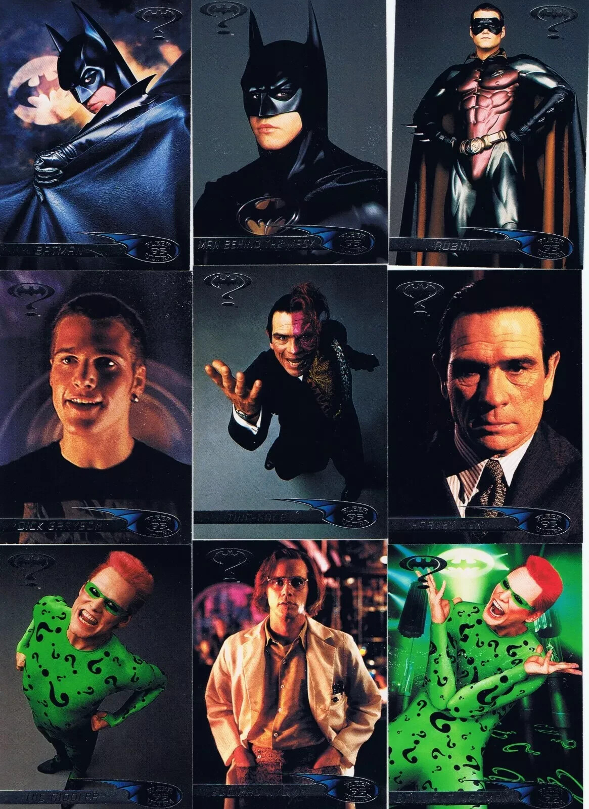 BATMAN FOREVER CARDS 1995 Fleer Ultra Your Pick Complete your Set Qty Discounts