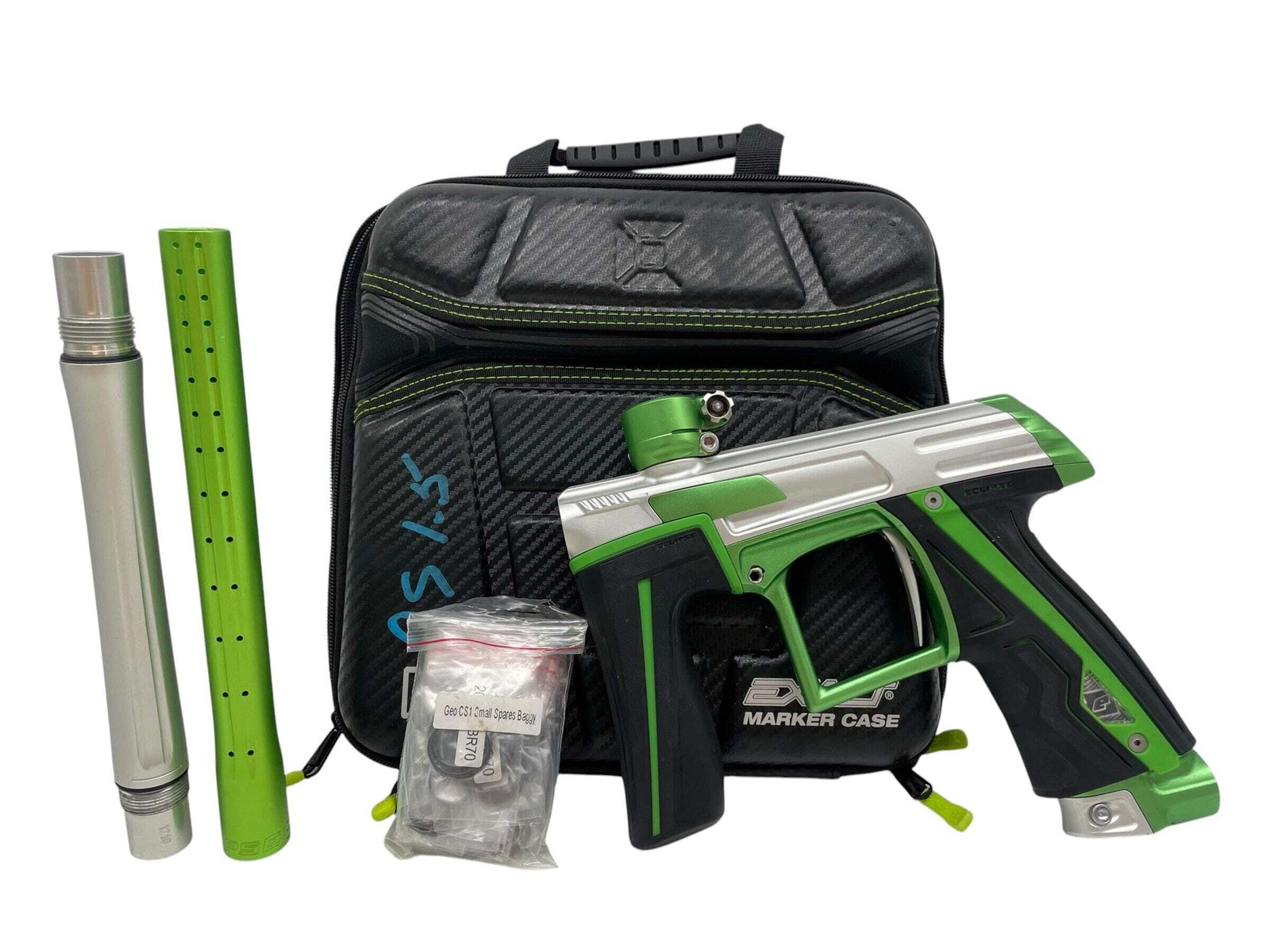 Planet Eclipse Cs1.5 Silver/Green Paintball Gun