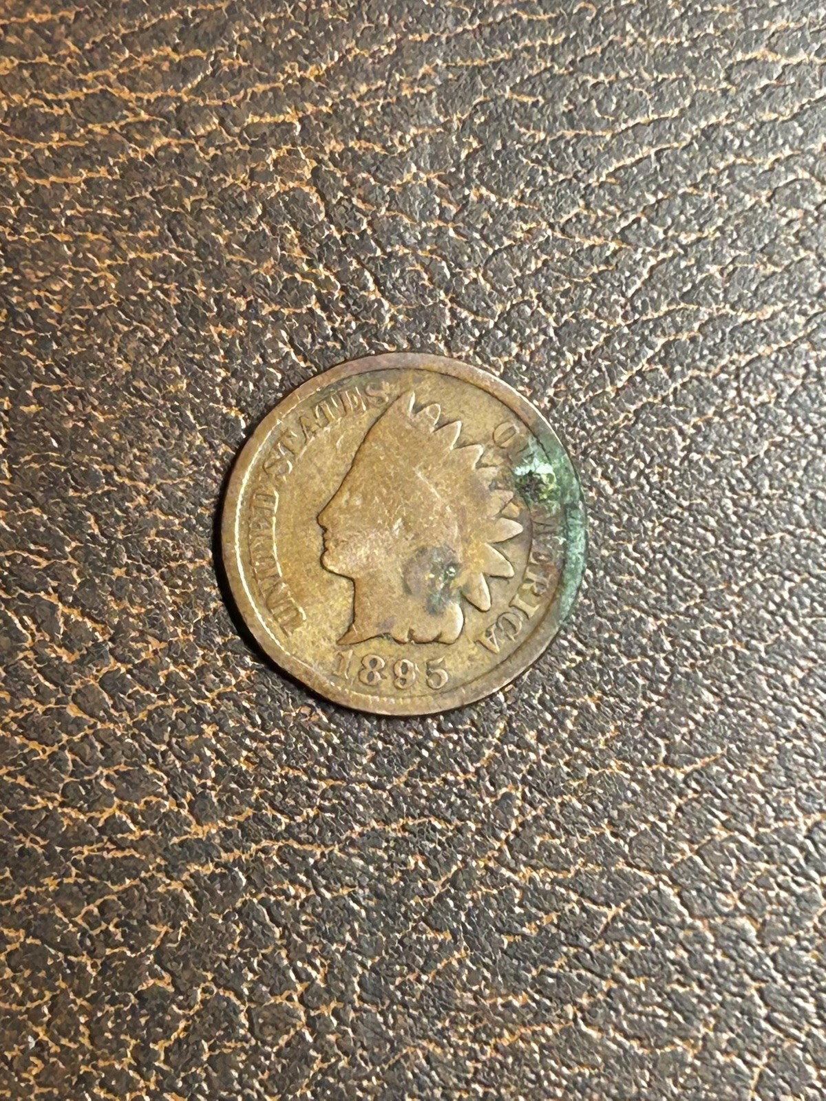 1895 Indian Head Penny Good Nice Date & Detail Exact Coin Imaged #B158