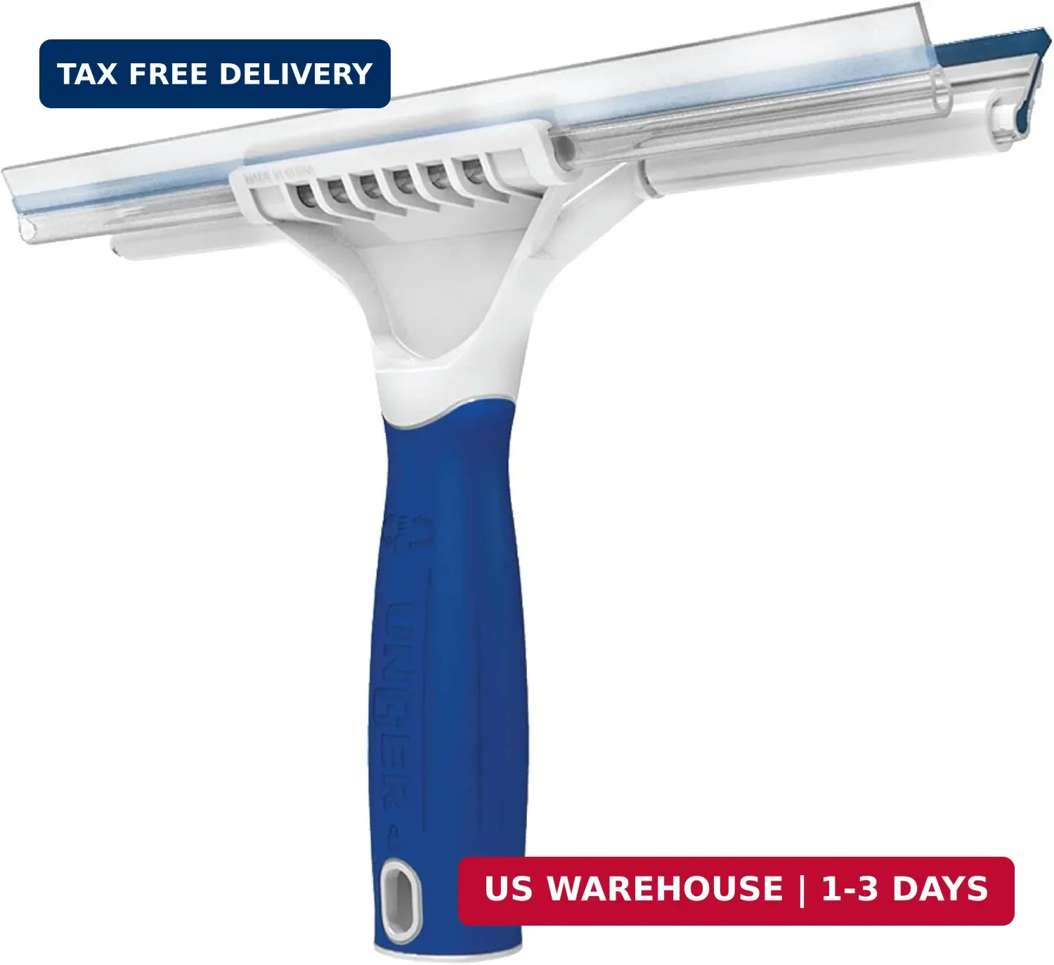 Professional Connect and Clean 10" Glass and Tile Shower Squeegee, Compati
