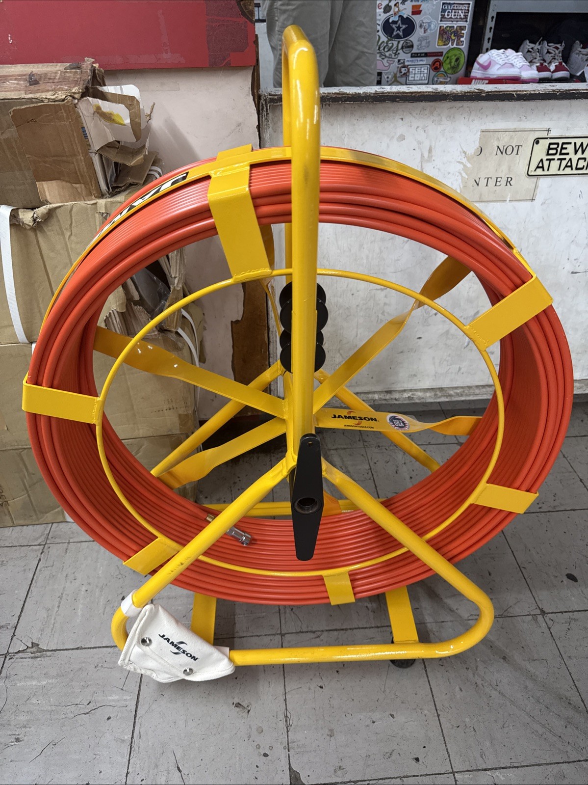 Jameson 9A-25-400M Good Buddy Iii Duct Rodder W/ 400 Ft. Of 3/8" Marked Rod