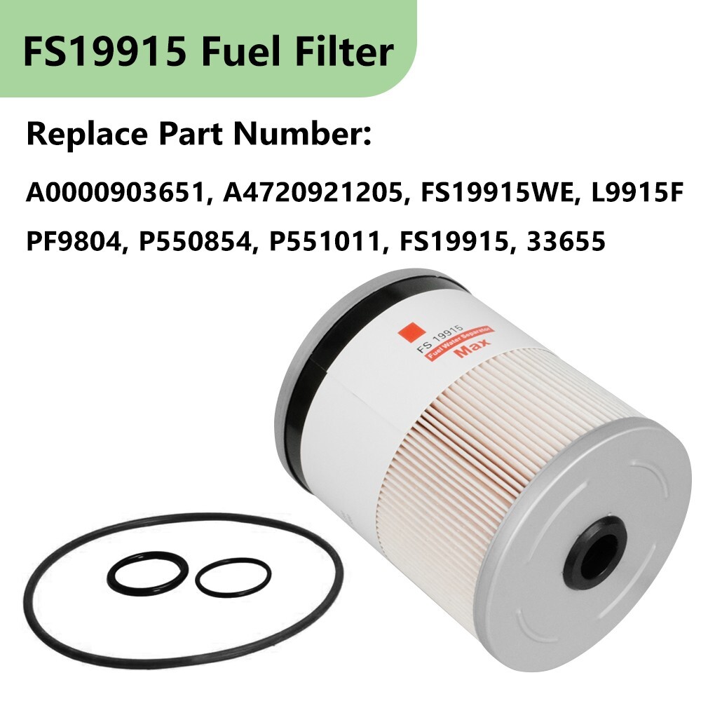 Engine Air Filter Kit Fits for Freightliner Cascadia DD Series DD13 DD15 DD16