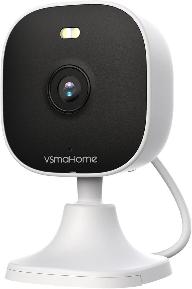 VSMAHOME Security Camera Outdoor,2K WiFi Camera with 8X Zoom,Plug-in Home Camera