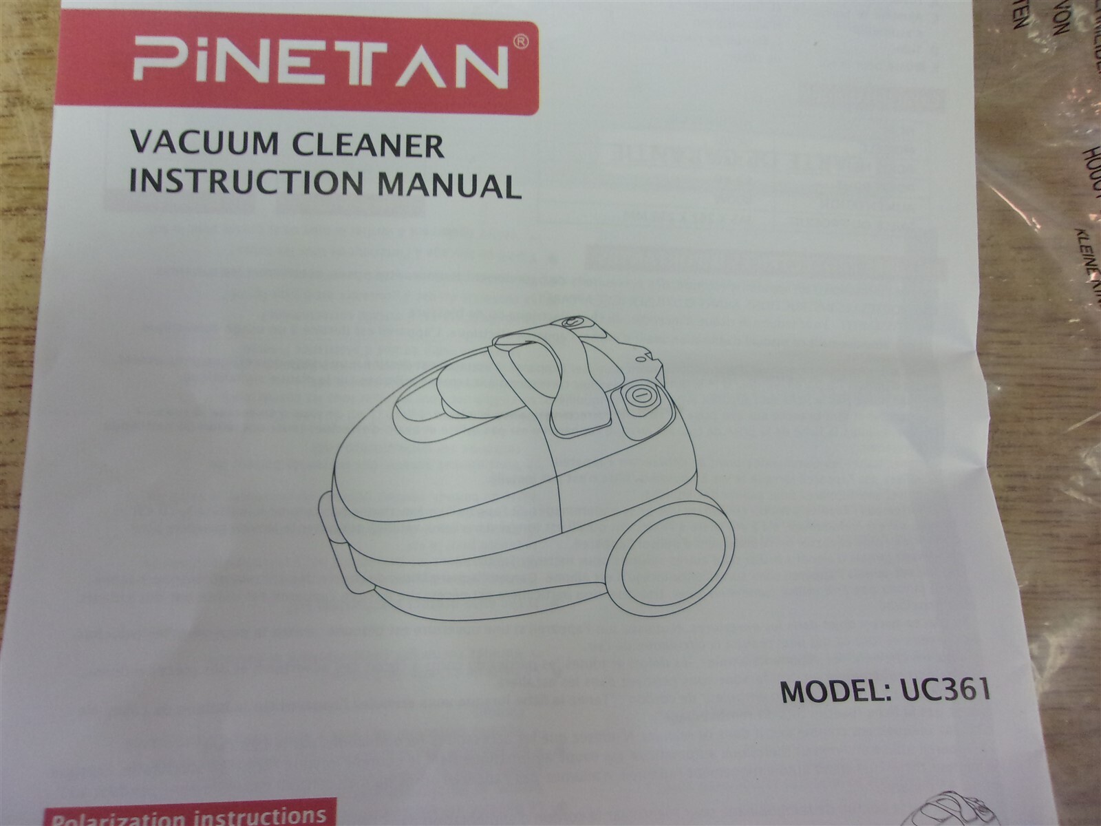 NEW Pinetan UC361 Cyclone Enhanced Vacuum Cleaner  *FREE SHIPPING*