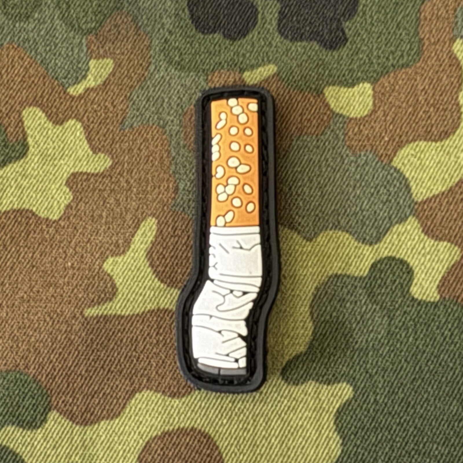BLACK CANYON SYSTEMS Cowboy Killer Cigarette Butt PVC Morale Patch Hook Back BCS