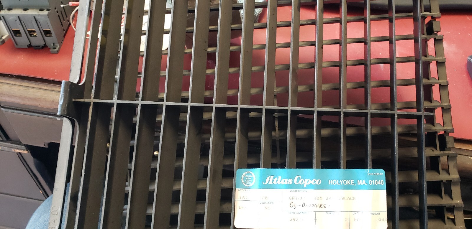 ATLAS COPCO GRATING Part 1612387400 (F1-4B)